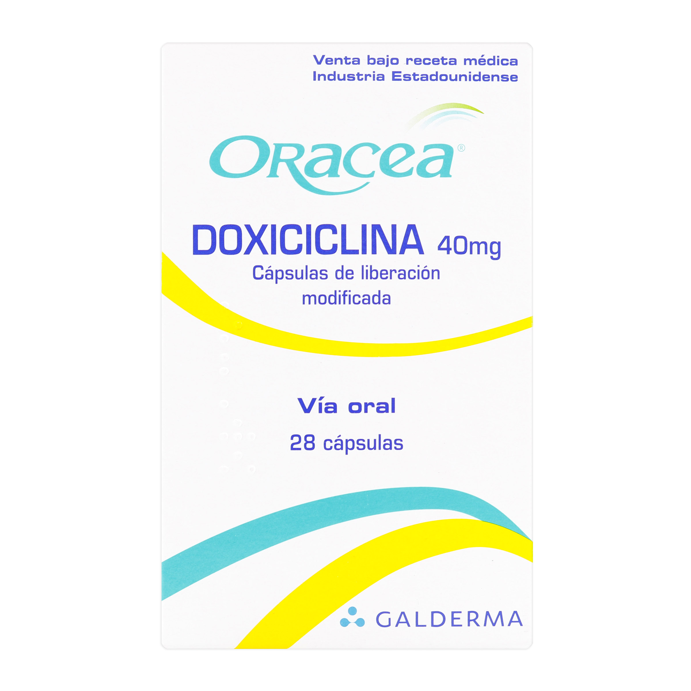 Oracea 40 mg, 28 cápsulas – Doxiciclina