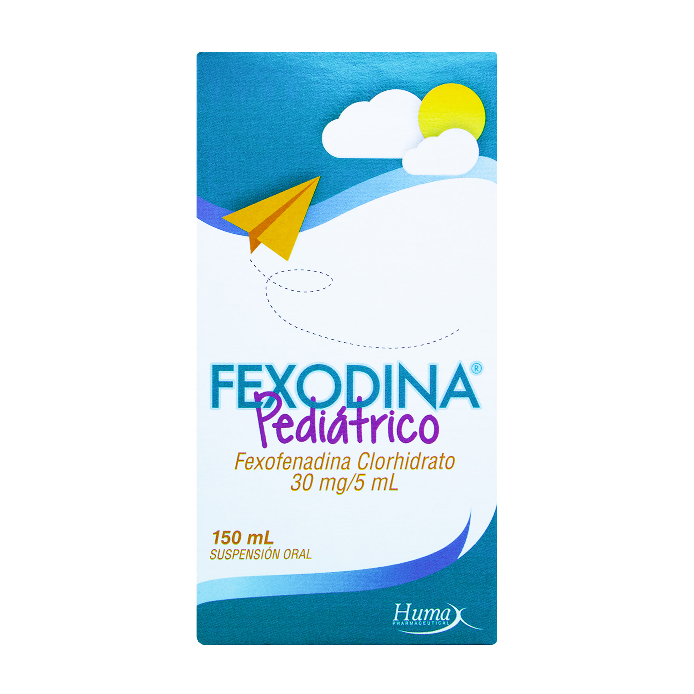 FEXODINA 0.6% Suspensión Oral 150 ml – Fexofenadina