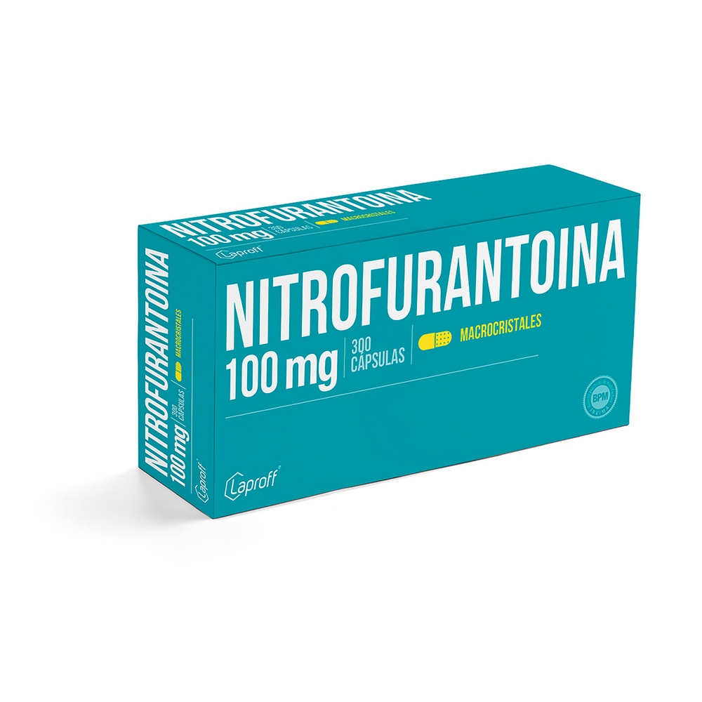 Nitrofurantoína 100 mg - 300 cápsulas | LAPROFF