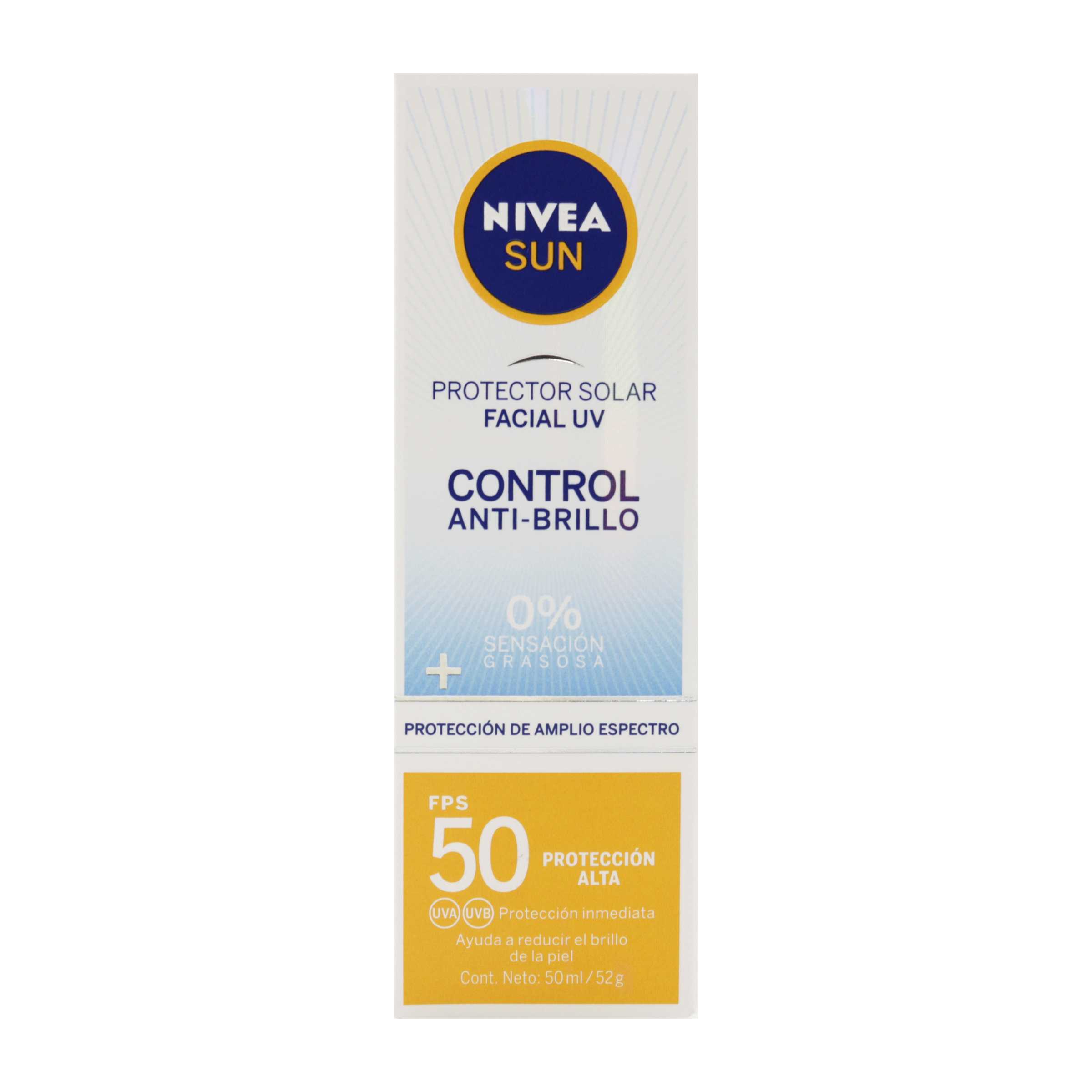 Nivea Sun Shine SPF50 Bloqueador 50 ml