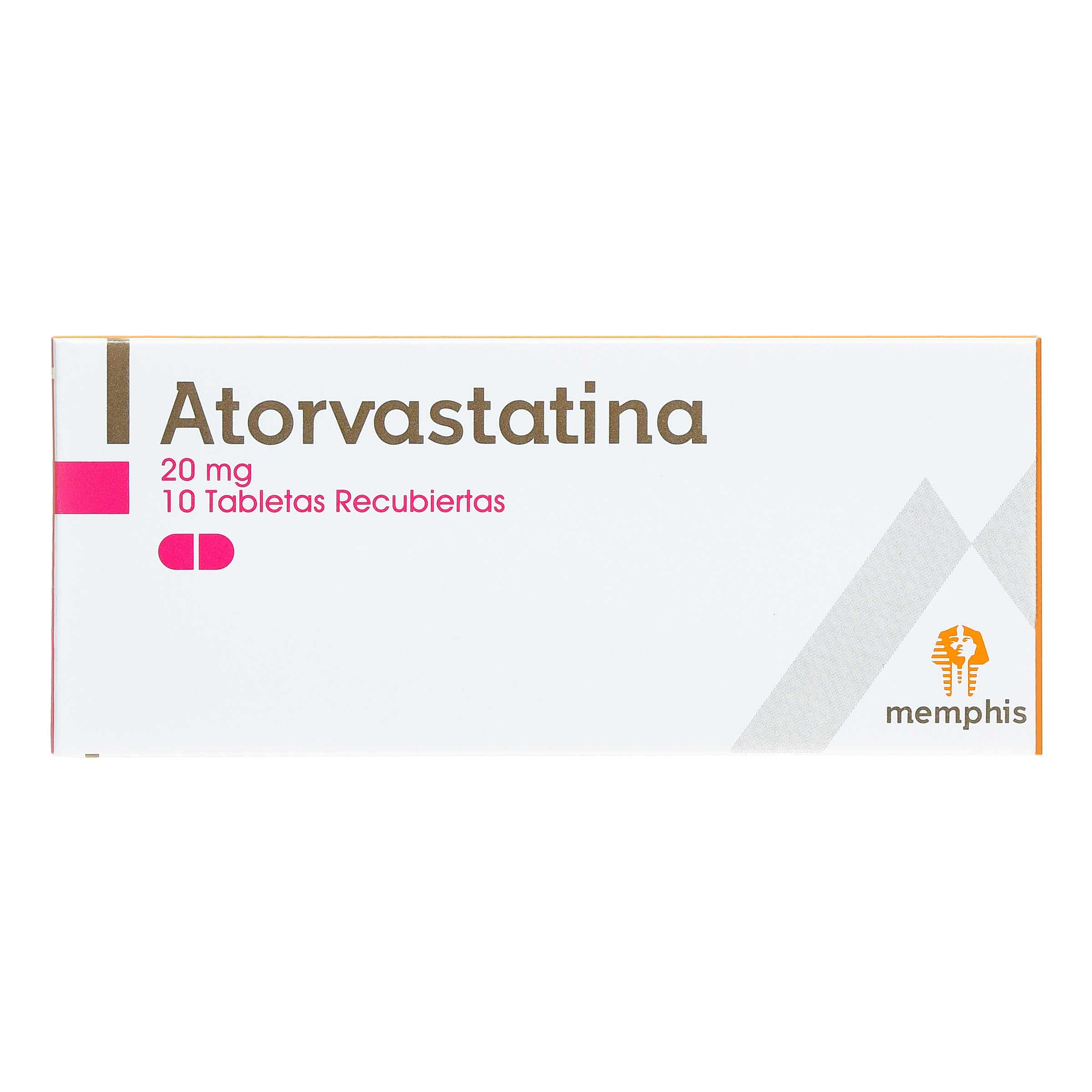 Atorvastatina 20 mg – 10 tabletas
