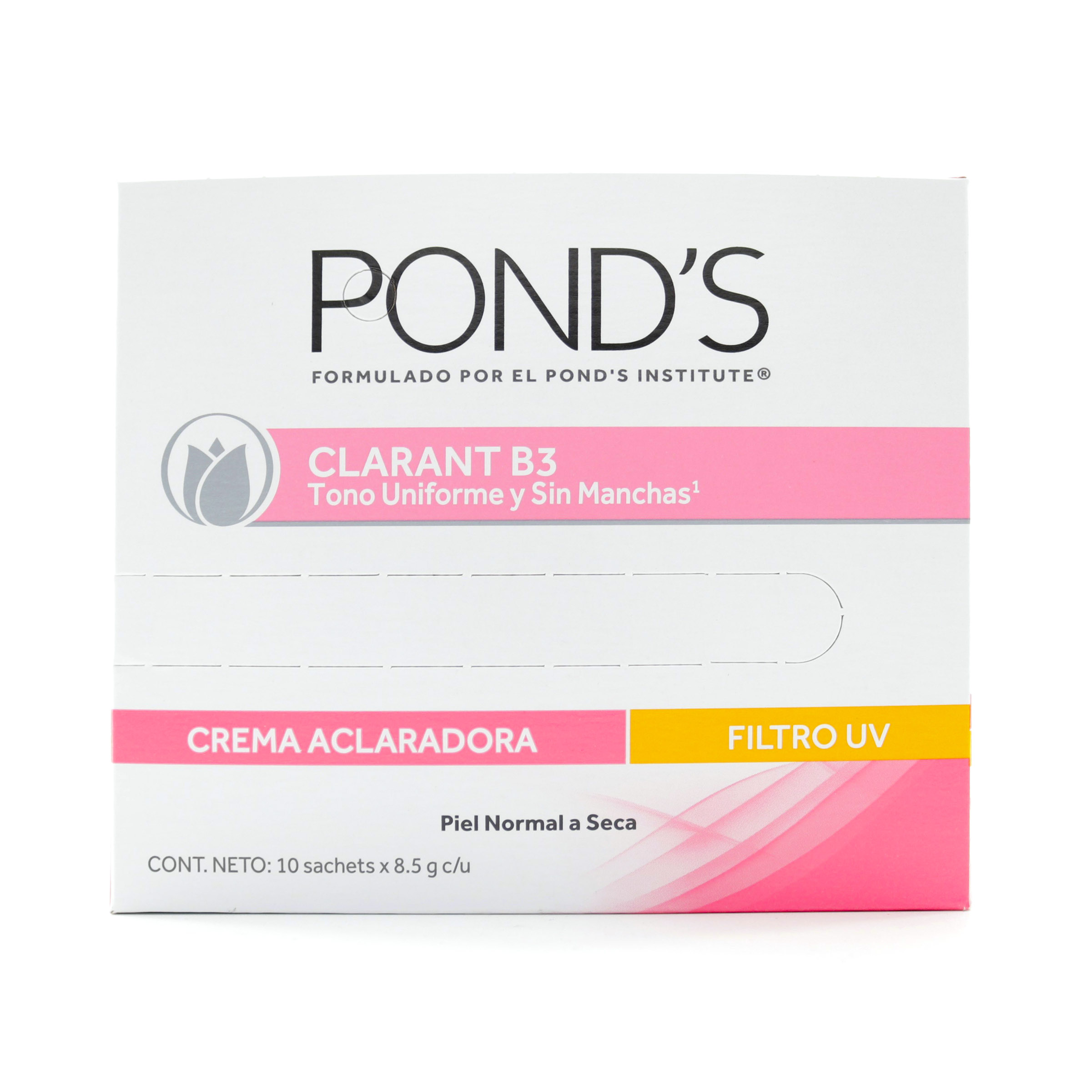 Crema facial PONDS Clara B3 8.5 g 10 sobres