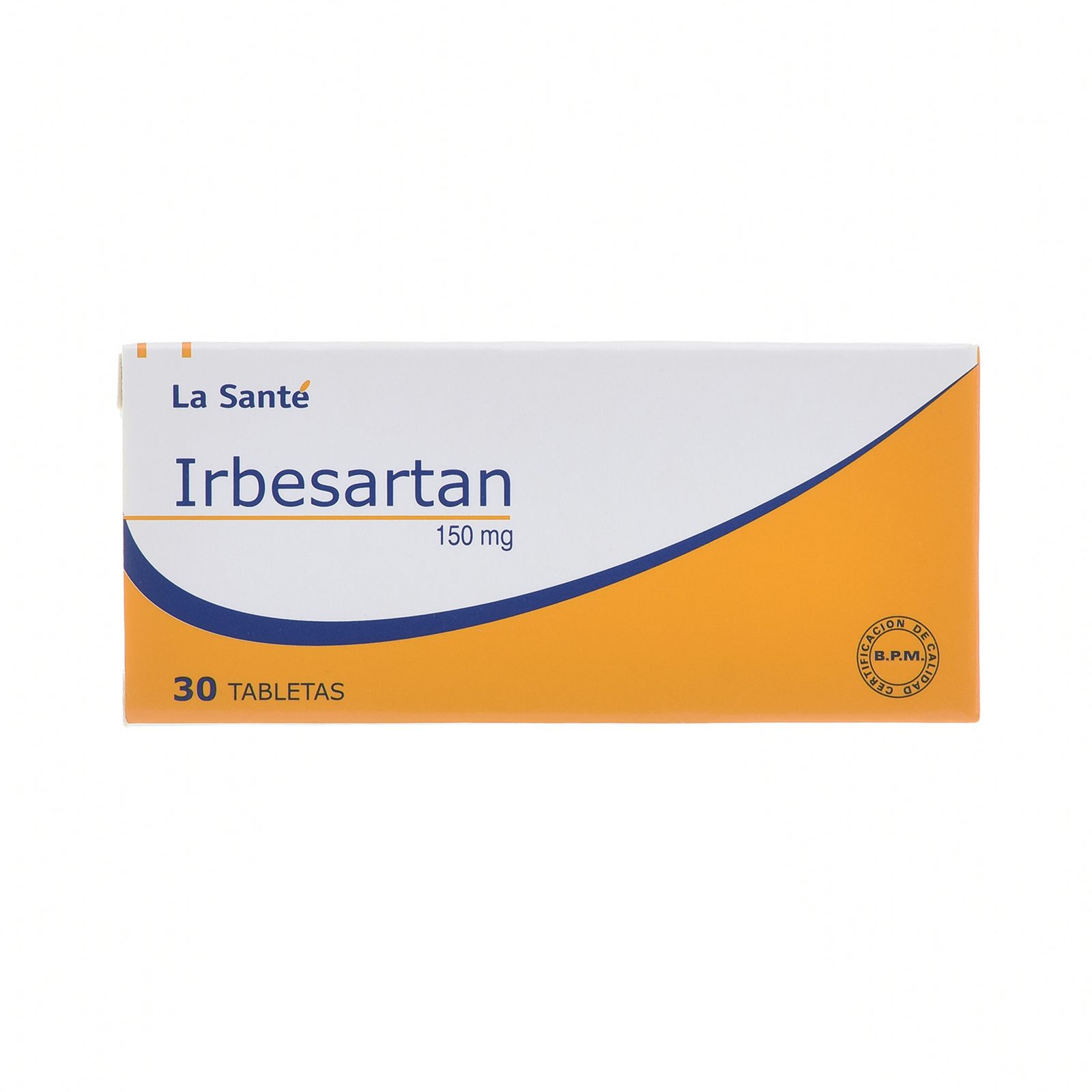 Irbesartán 150 mg - 30 tabletas