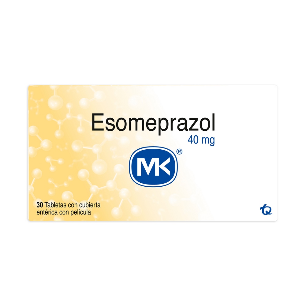 Esomeprazol 40 mg – 30 tabletas MK(3%+)