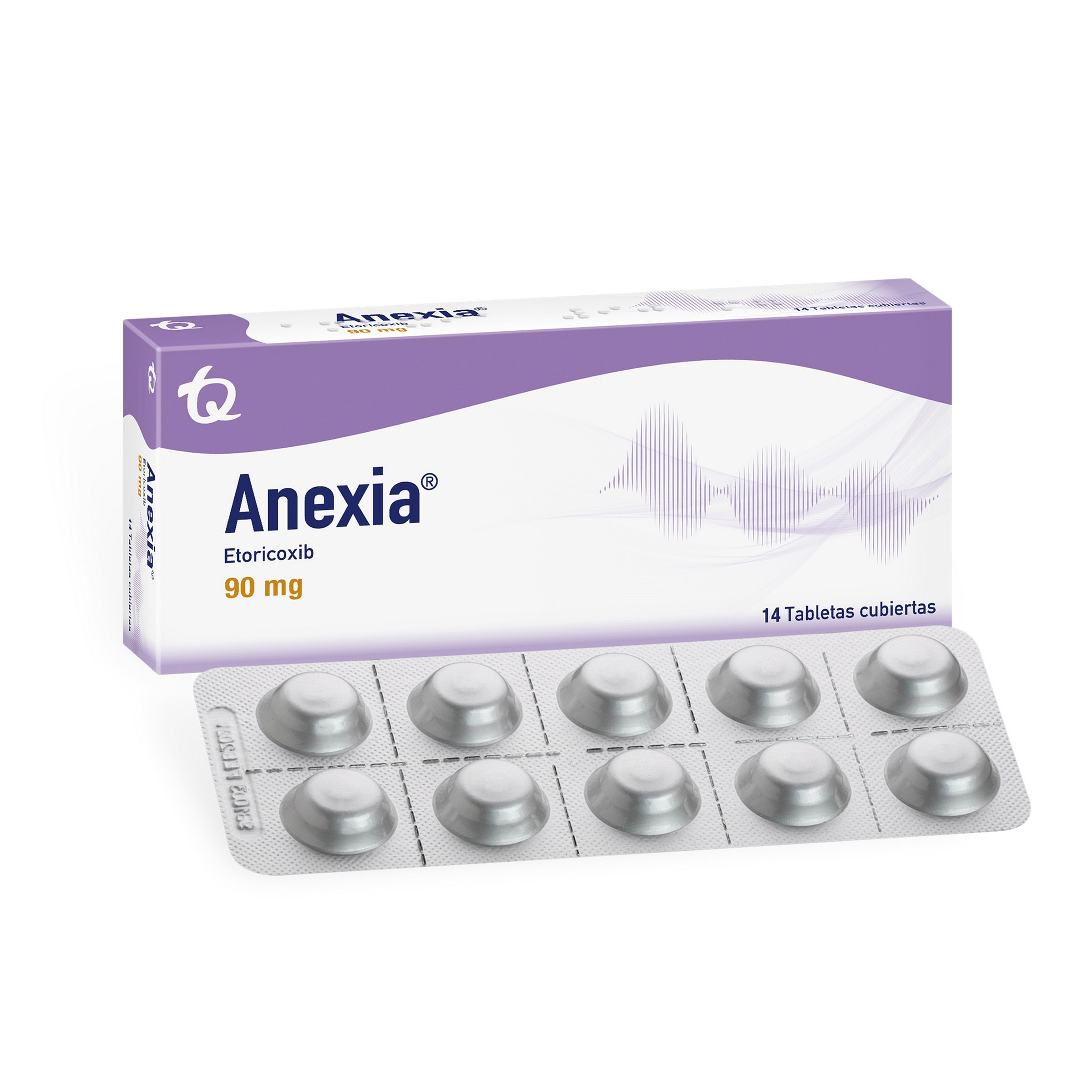 ANEXIA 90 mg Etoricoxib – 14 tabletas (TECNOQUIMICAS S.A.)