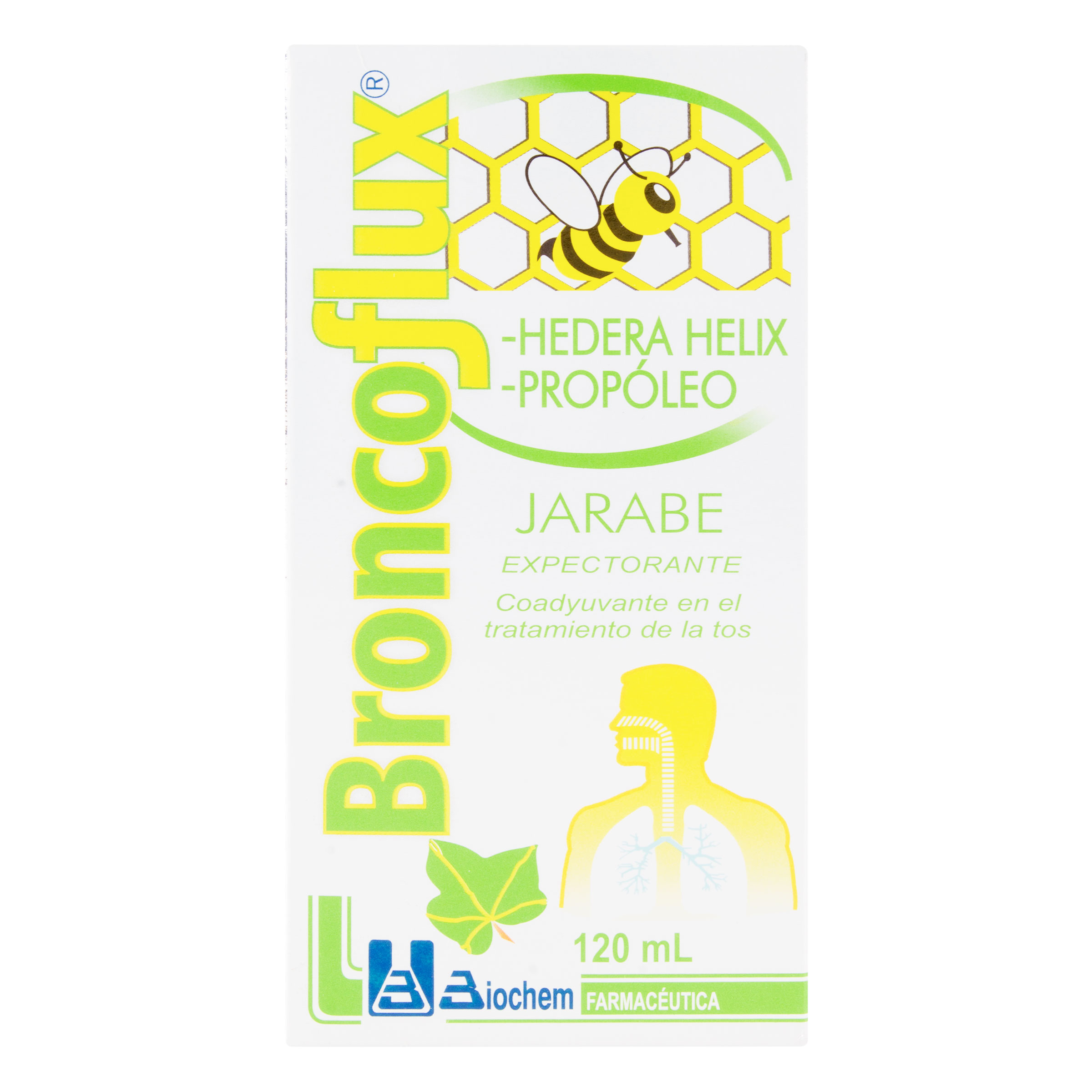 BroncoFlux 120 ml extracto de Hedera helix y propóleo