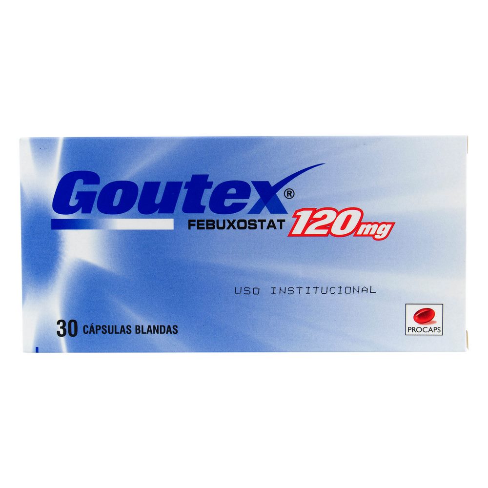 GOUTEX 120 mg | 30 cápsulas blandas - Febuxostat