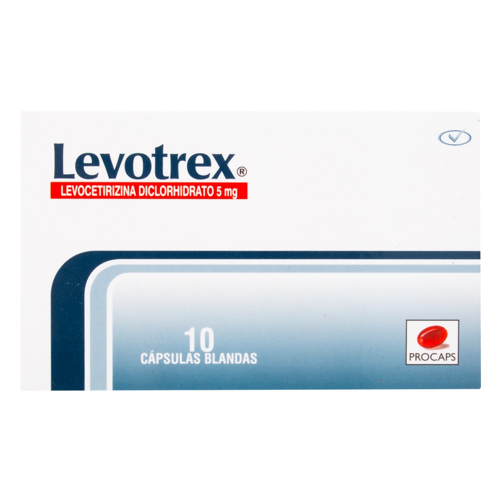 Levocetirizina 5 mg – 10 cápsulas