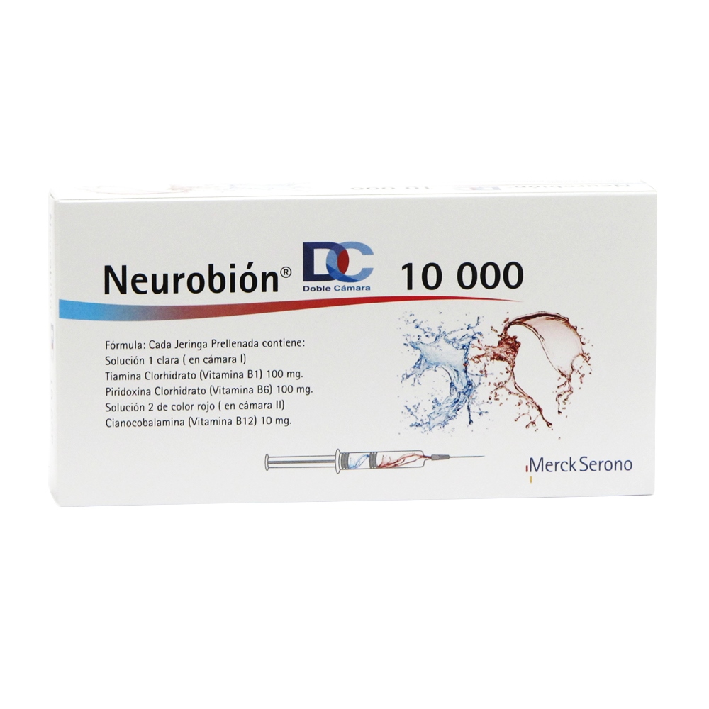 NEUROBION DC 3 ampollas – Tiamina, Piridoxina y Cianocobalamina