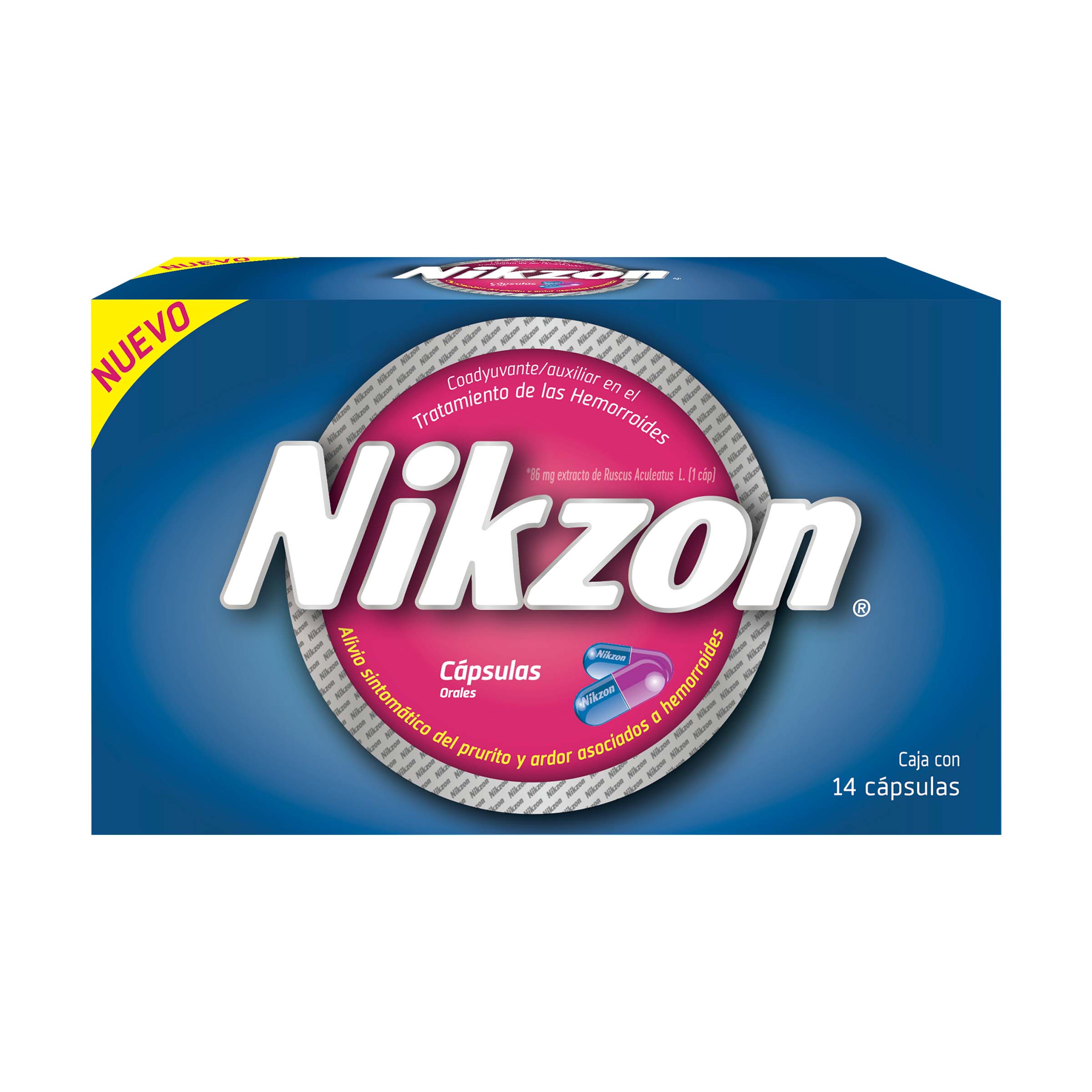 NIKZON 14 cápsulas (SF) – Presentación