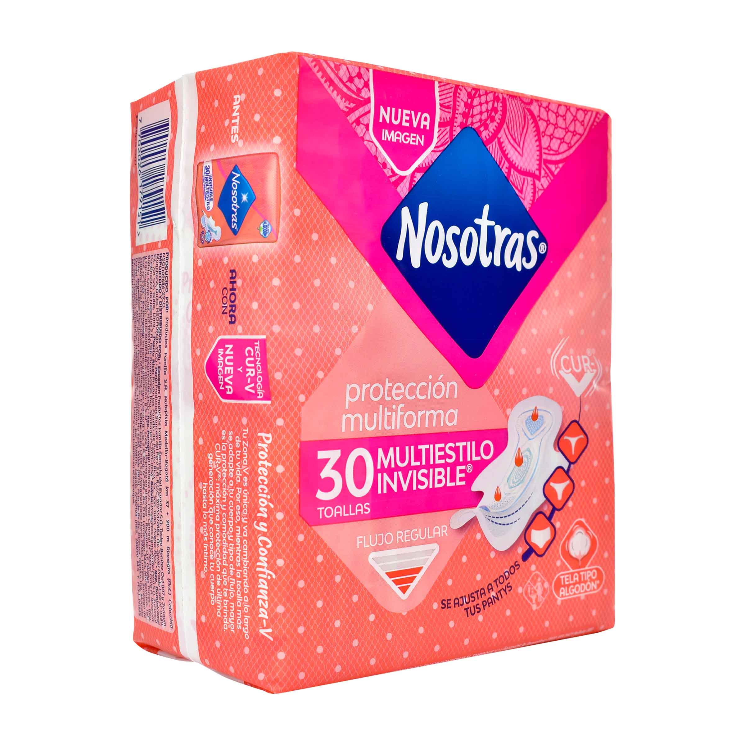 Nosotras Invisible Multieestilo 30 Uds