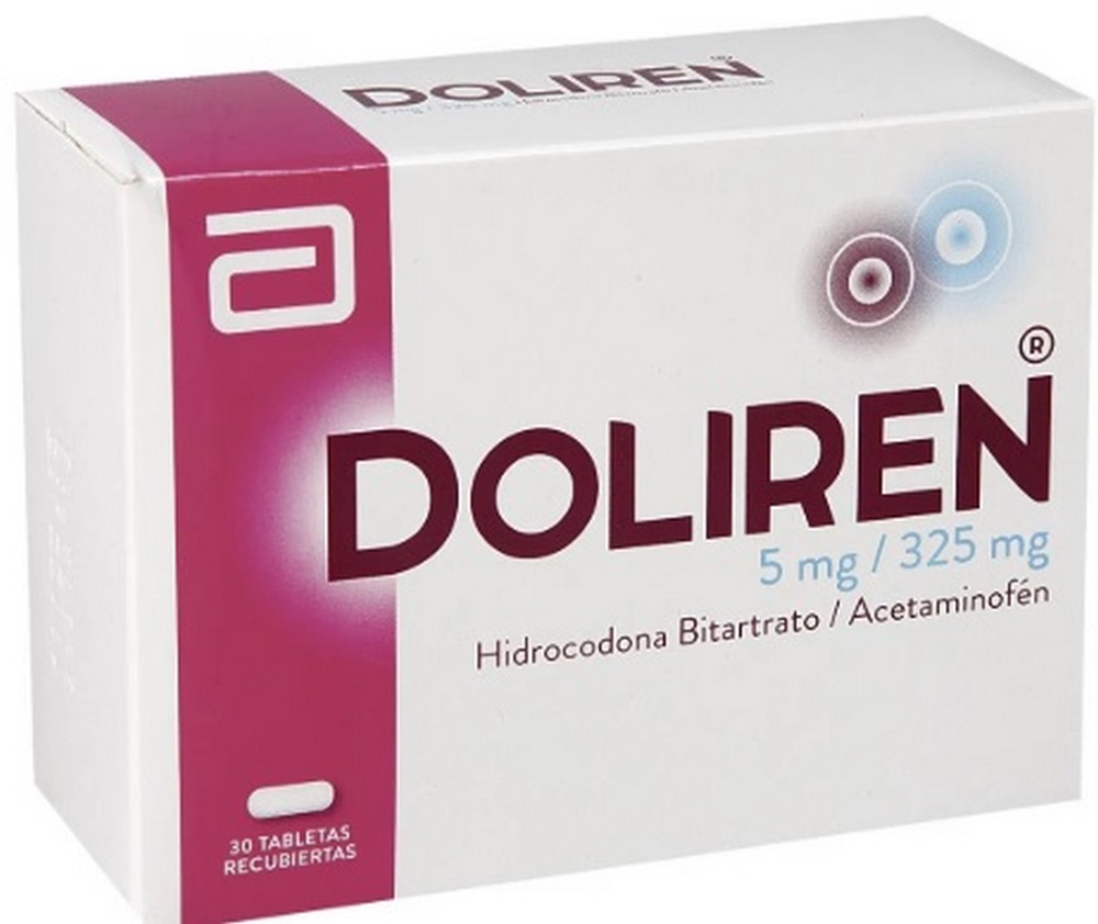 Doliren 5 mg/325 mg – 30 tabletas