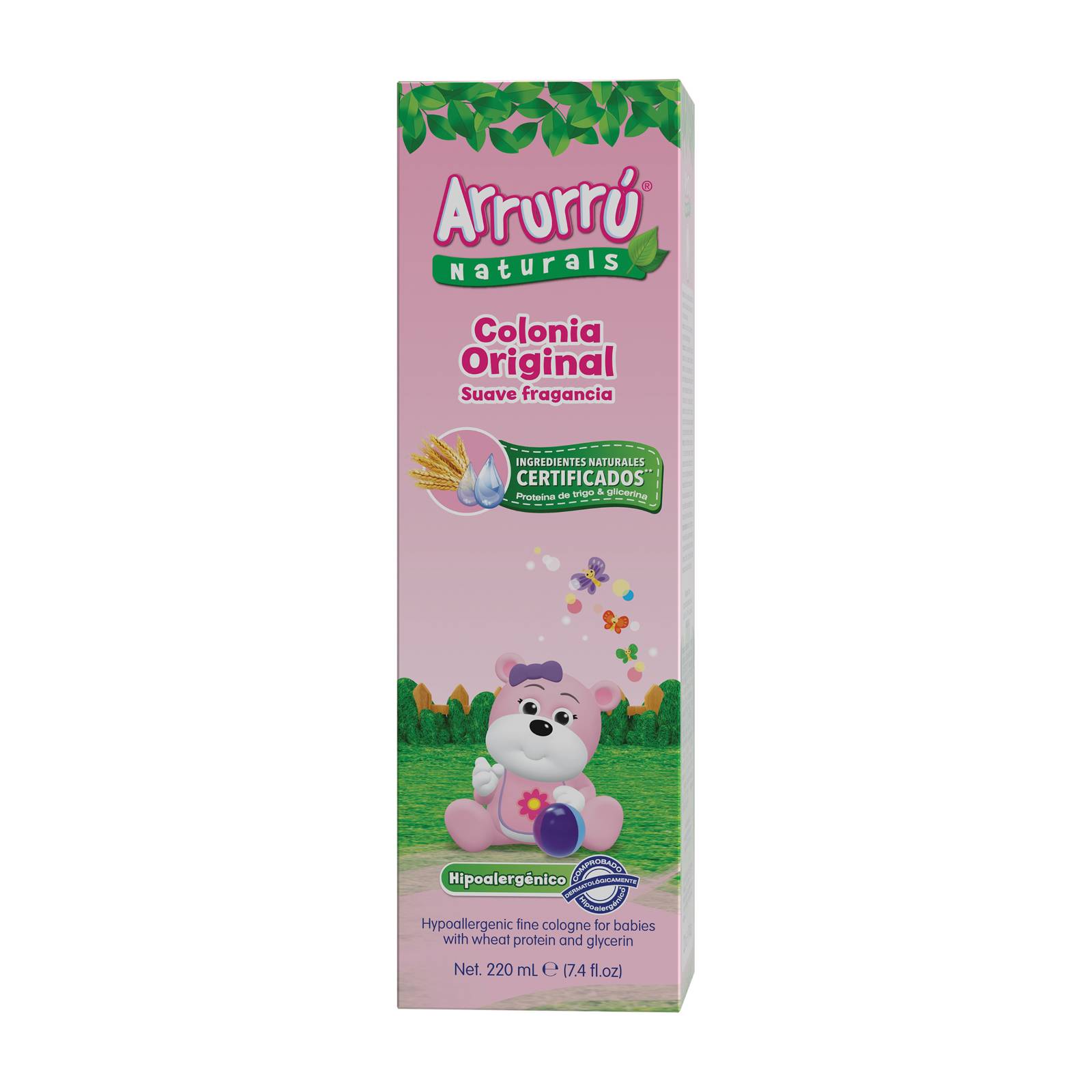 Colonia Arrurrú Naturals Rosada - 220 ml