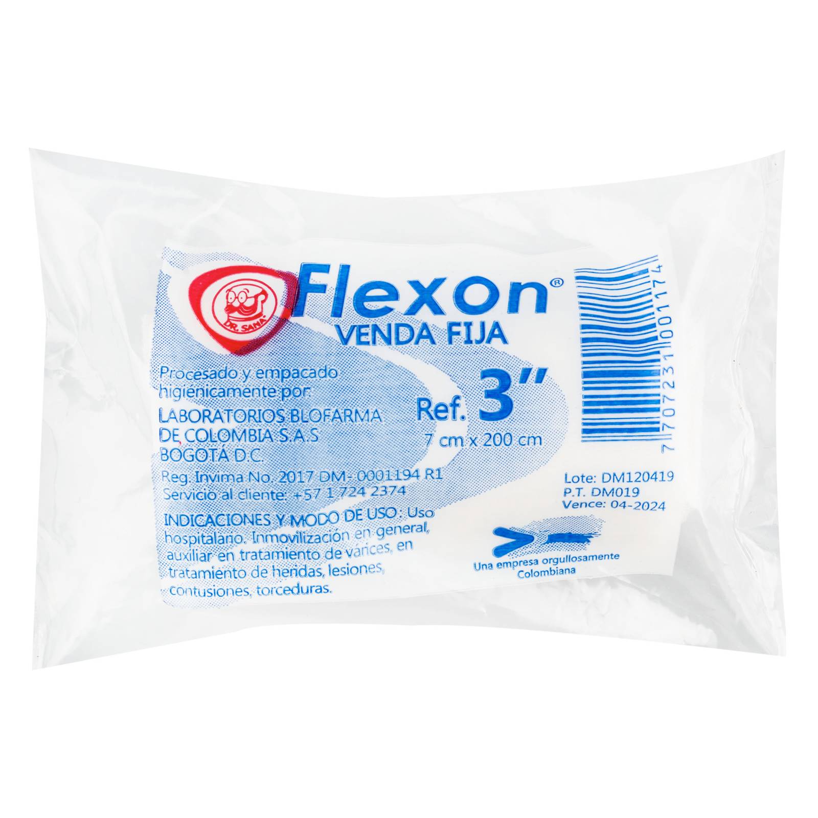 Venda Fija Flexon 3x5 – Vendas Fijas BloFarma Colombia