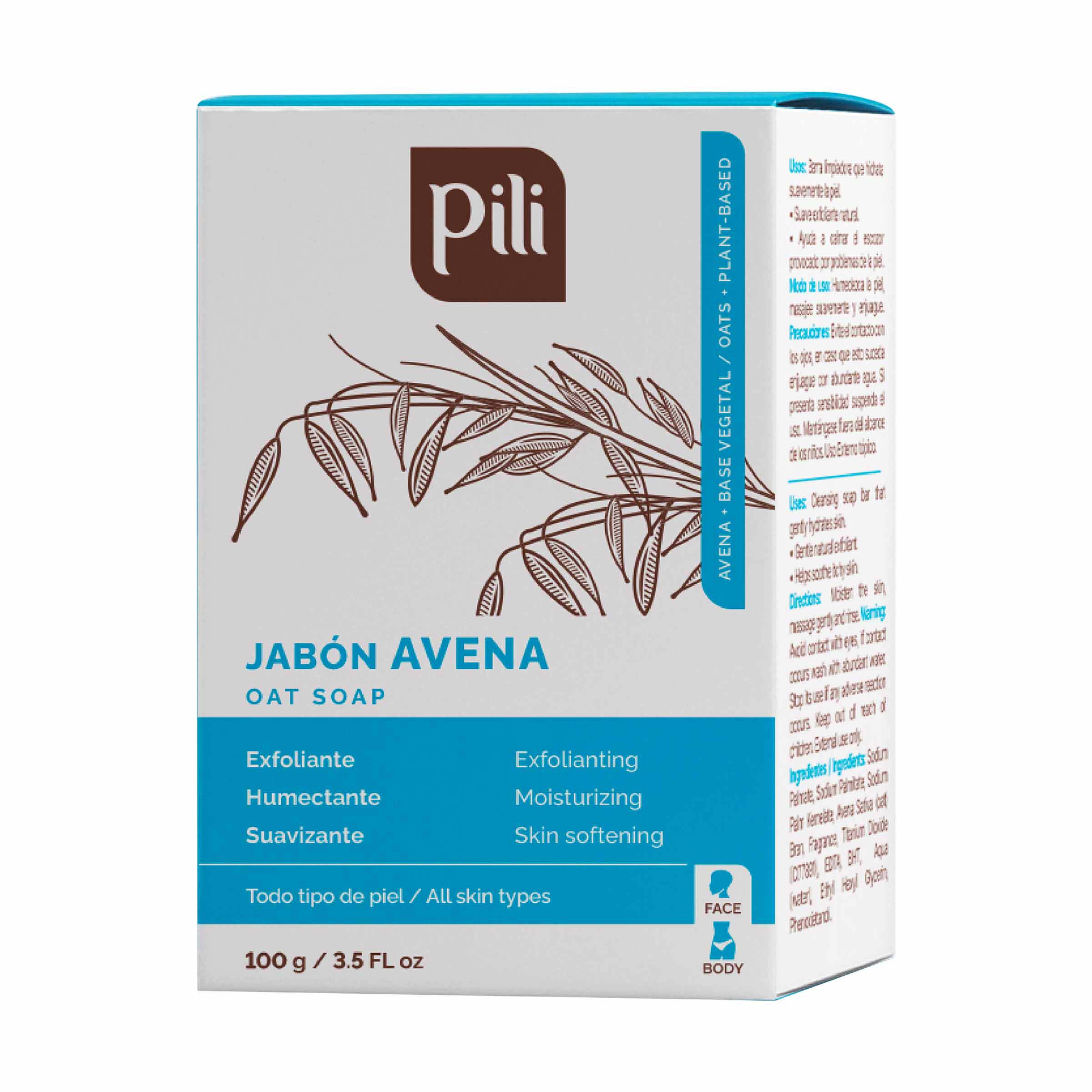 Jabón Avena Pili 100 g