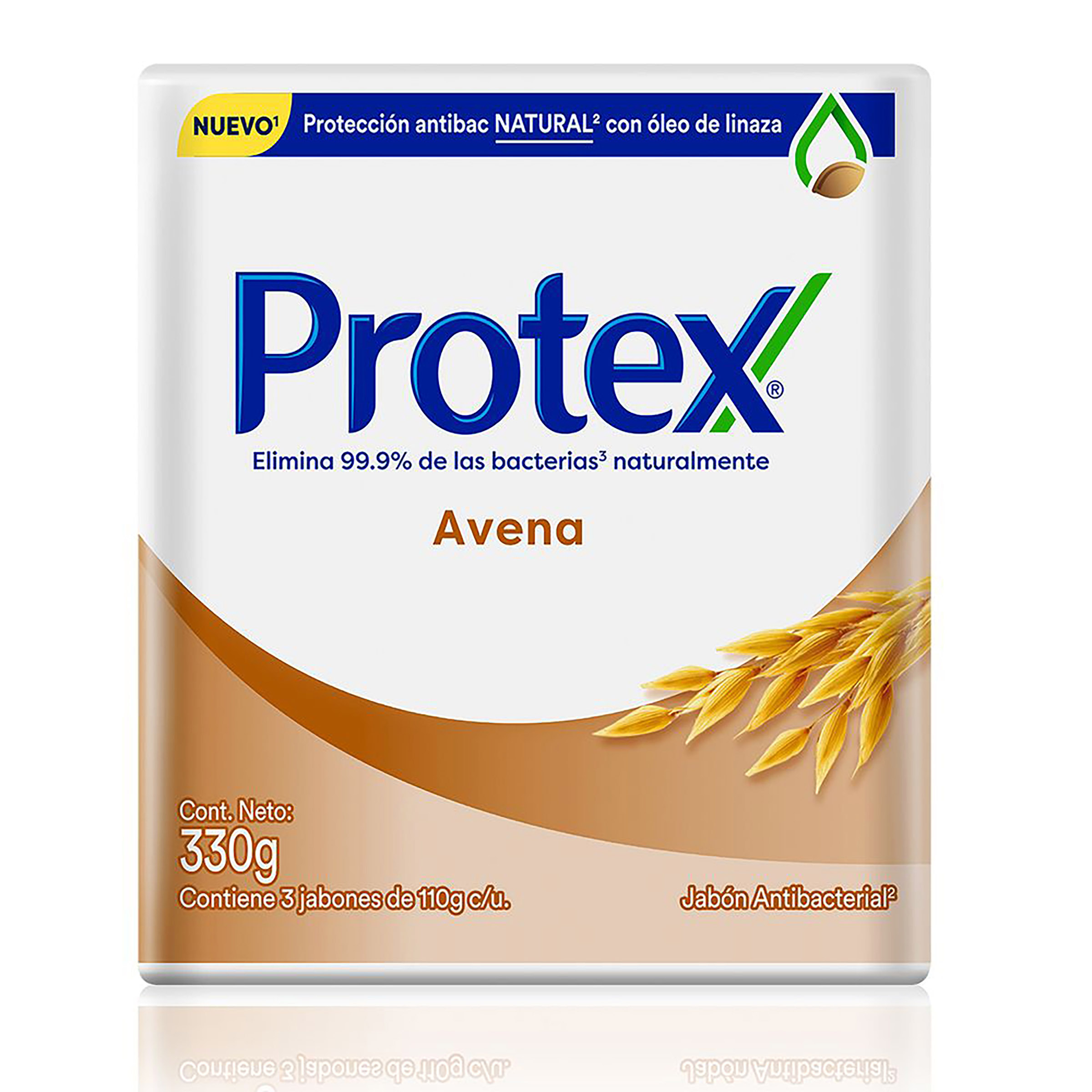 Jabón ProtEx Antibac Avena 110 g Pack 3