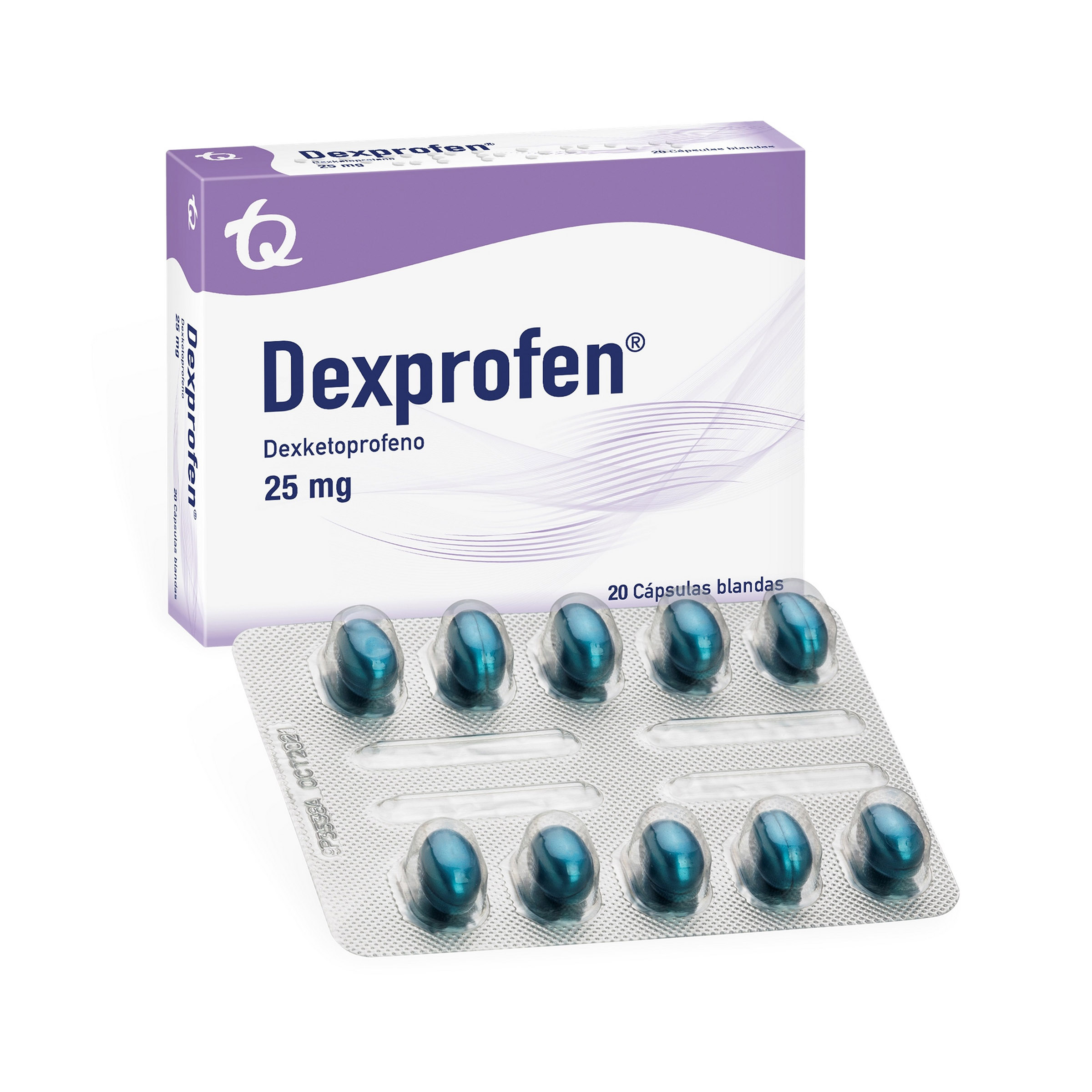 Dexketoprofeno 25 mg – 20 cápsulas