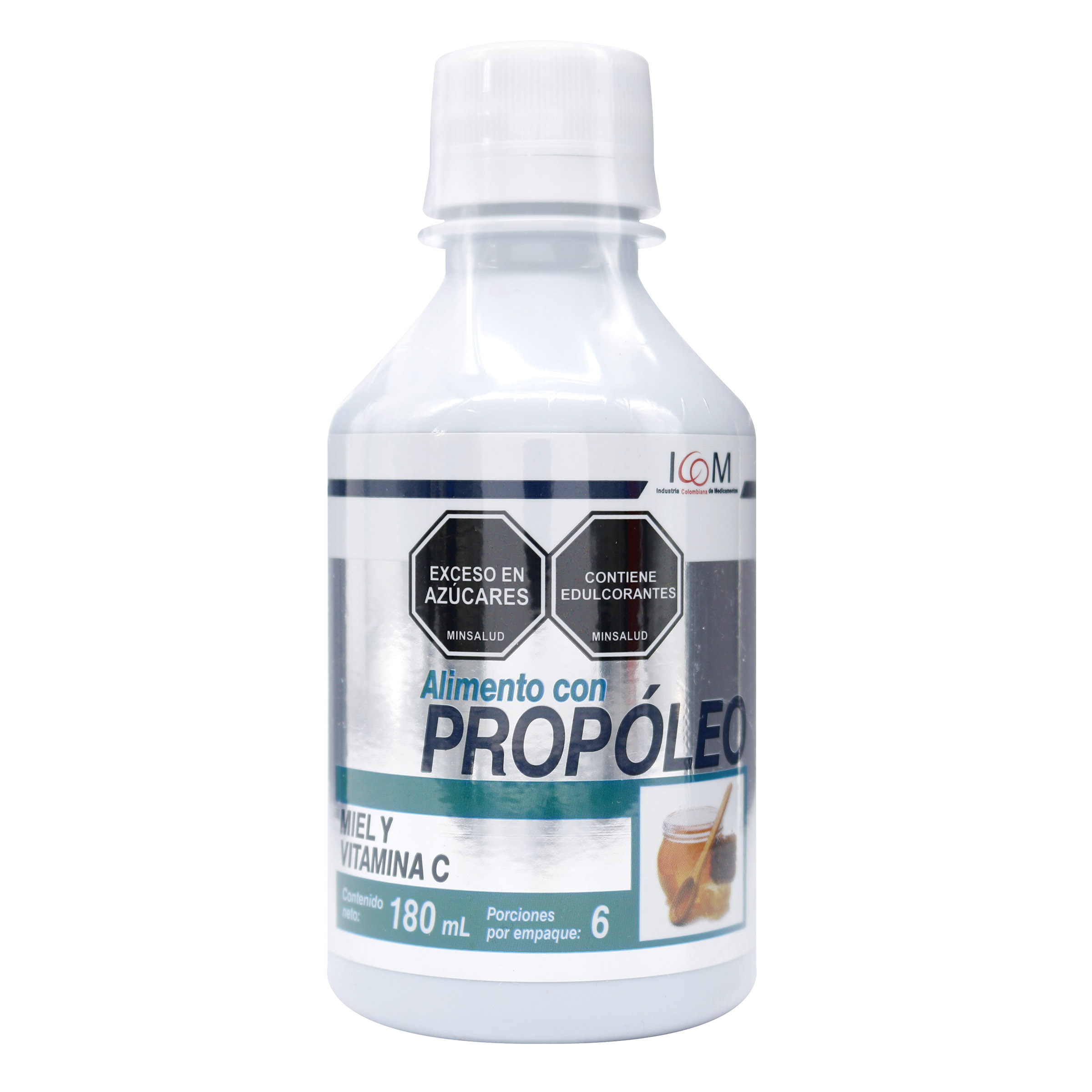 Propóleo natural 180 ml con vitamina C – ICOM