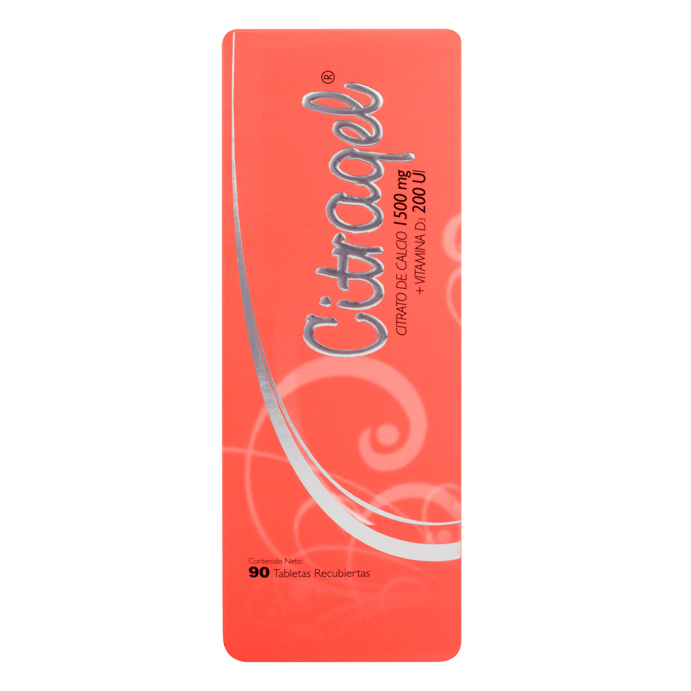 Citragel Calcio D3 1500 mg/200 UI, 90 tabletas | Procaps
