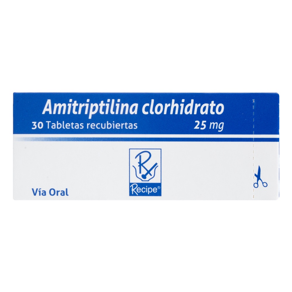 Amitriptilina 25 mg – 30 tabletas