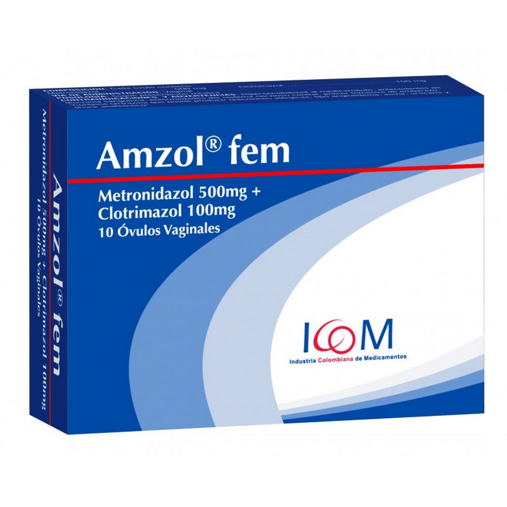 Amzol FEM – Ovulos vaginales 10