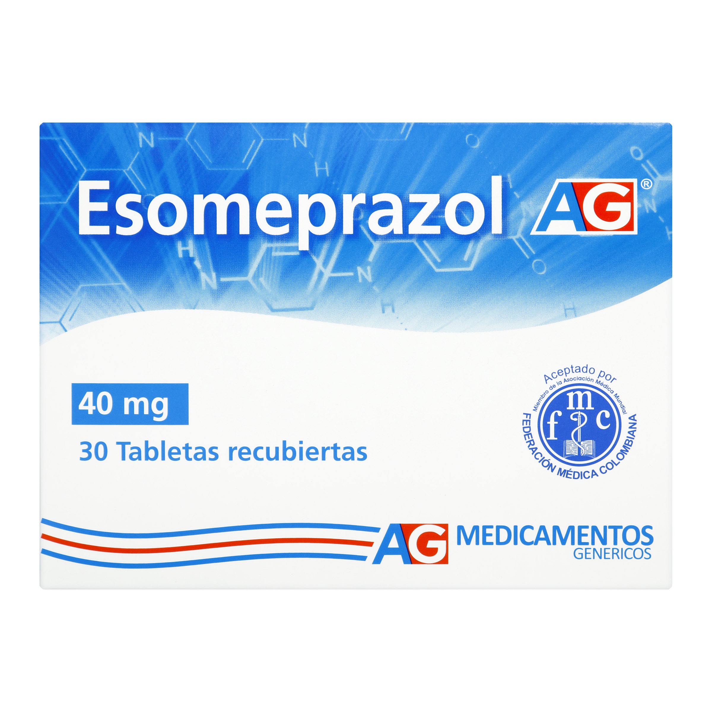 Esomeprazol 40 mg – 30 tabletas
