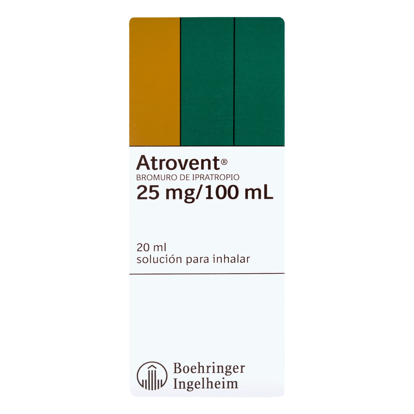 ATROVENT 0.025% solución inhalada 20 ml – Bromuro de Ipratropio