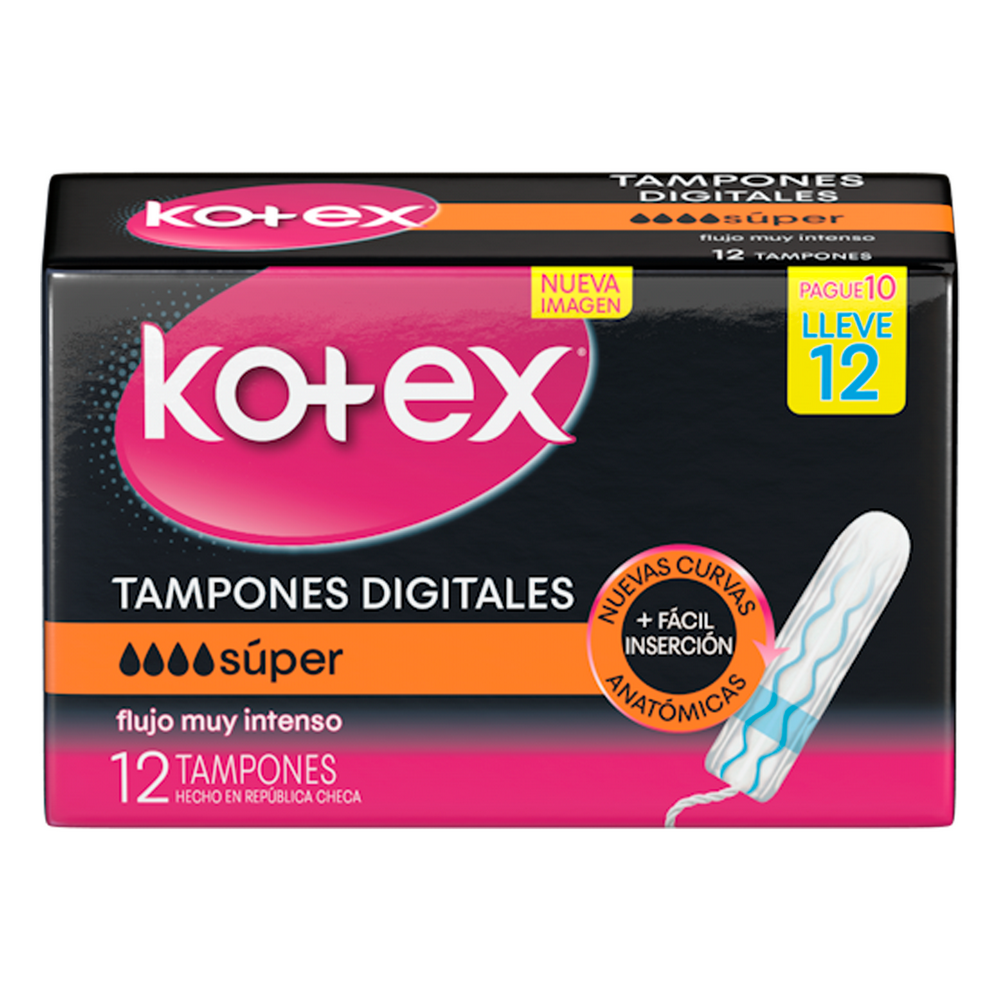 Tampones Kotex Sup. – promo 12 uds
