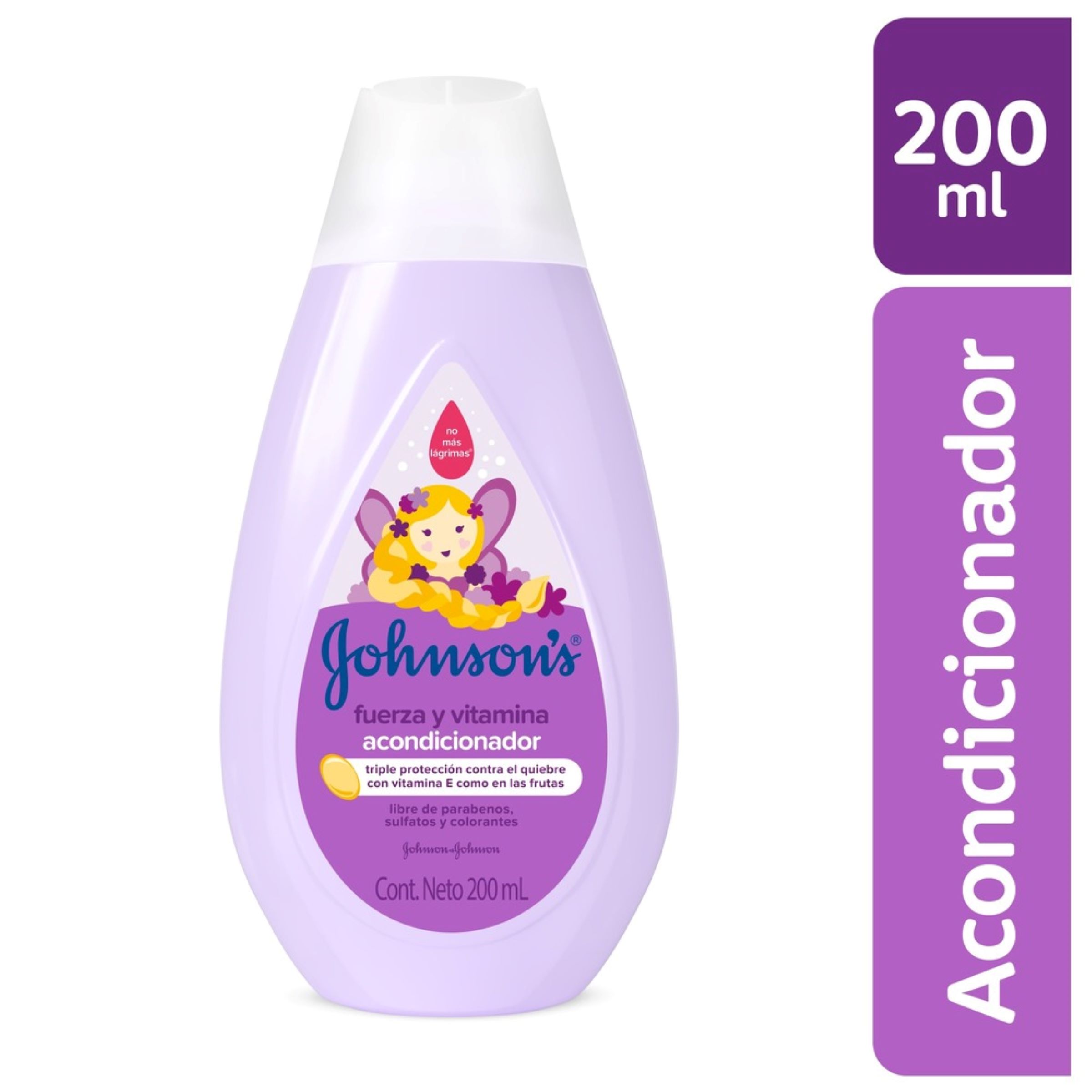 Acondicionador JJ Baby Fuerza y Vitamina E 200 ml