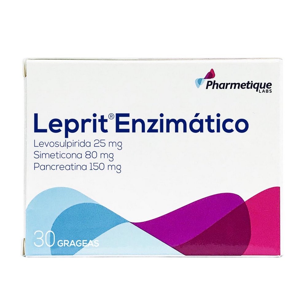 Leprit Enzimático 30 sobres (3%+) levosulpirida, pancreatina y simeticona