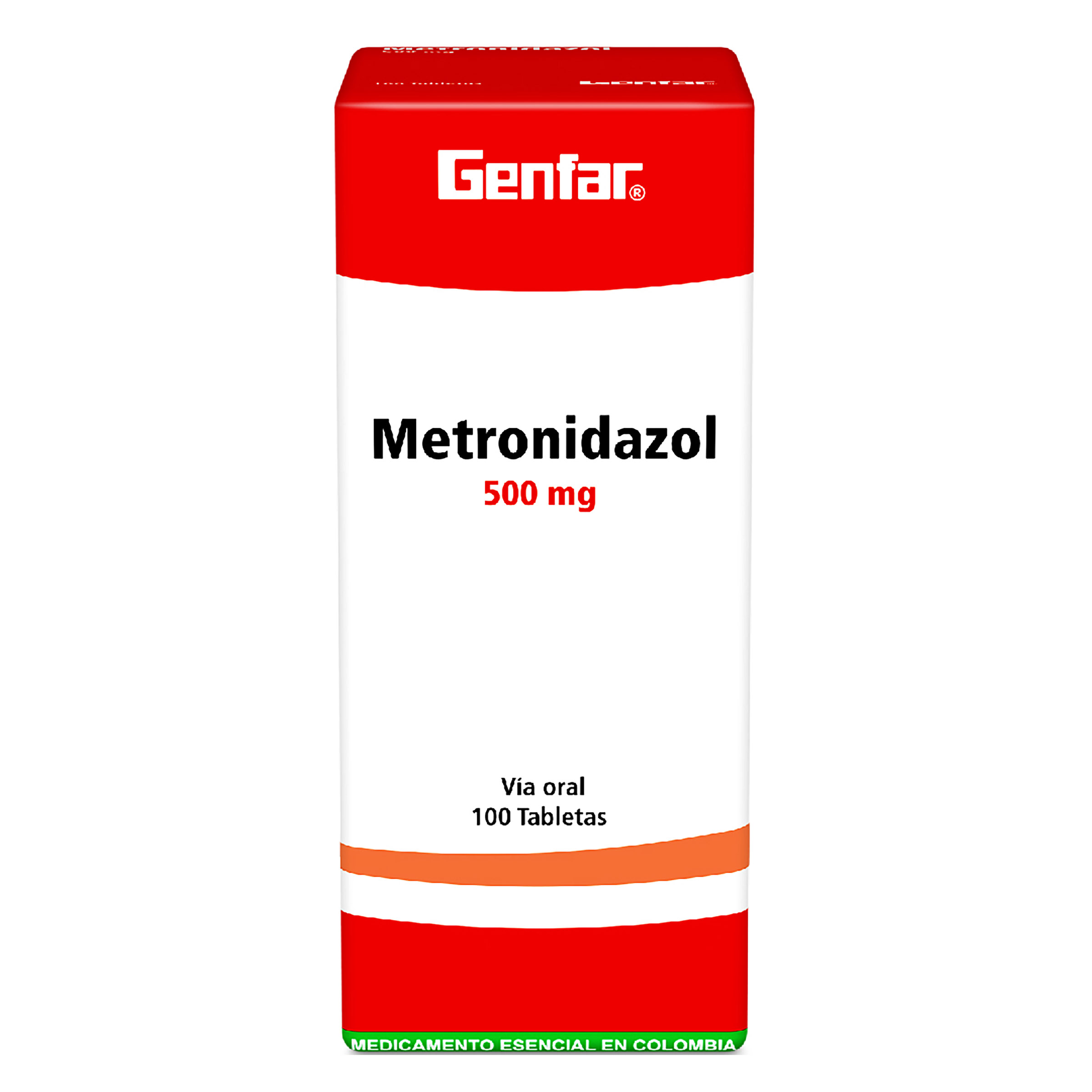 Metronidazol 500 mg – 100 tabletas (GENFAR S.A.)