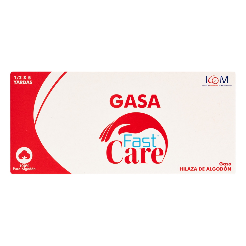Gasa estéril FAST CARE ASEPTICA 1/2x5 (RF) – ICOM