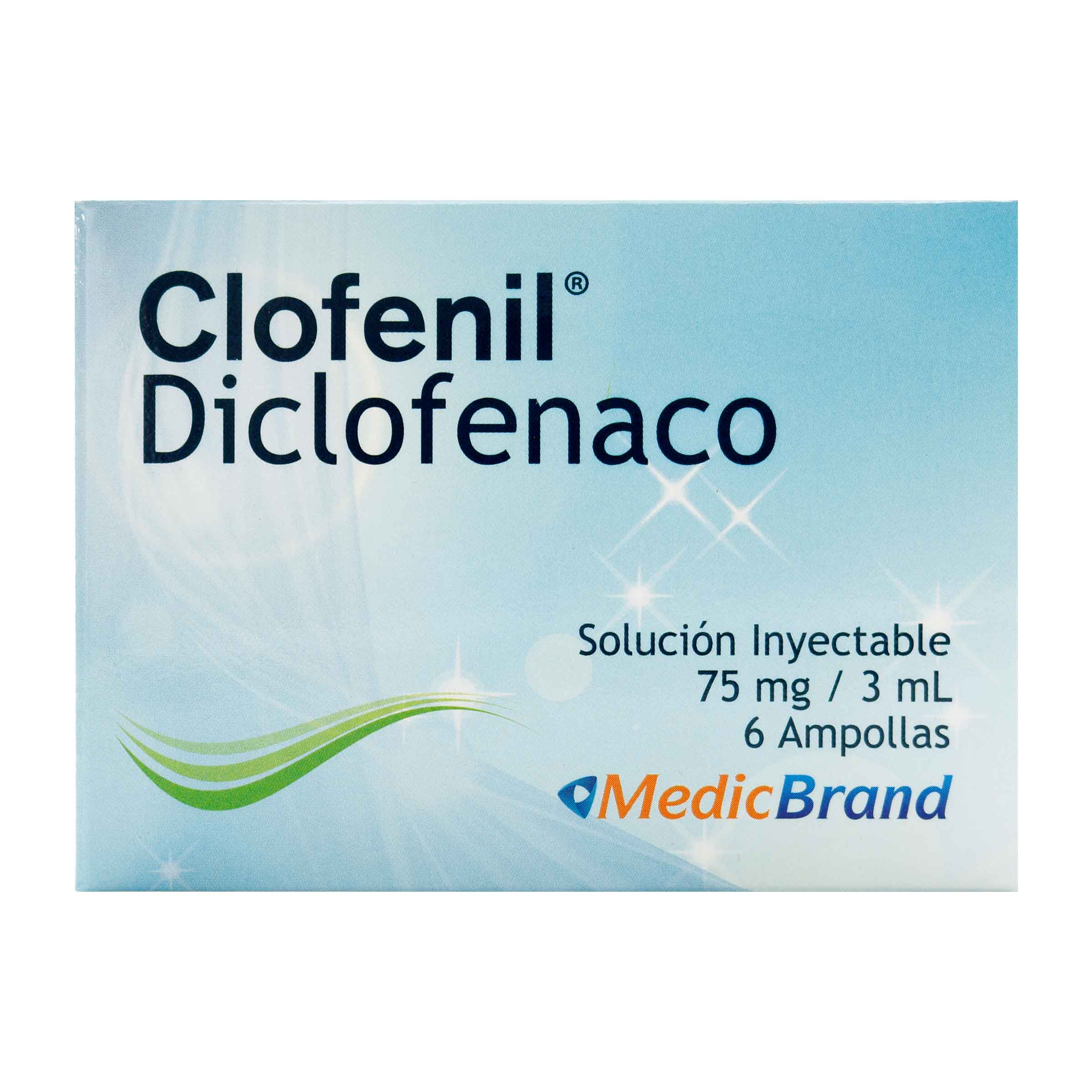 Clorfenil 75 mg/3 ml – caja 6 ampollas COA