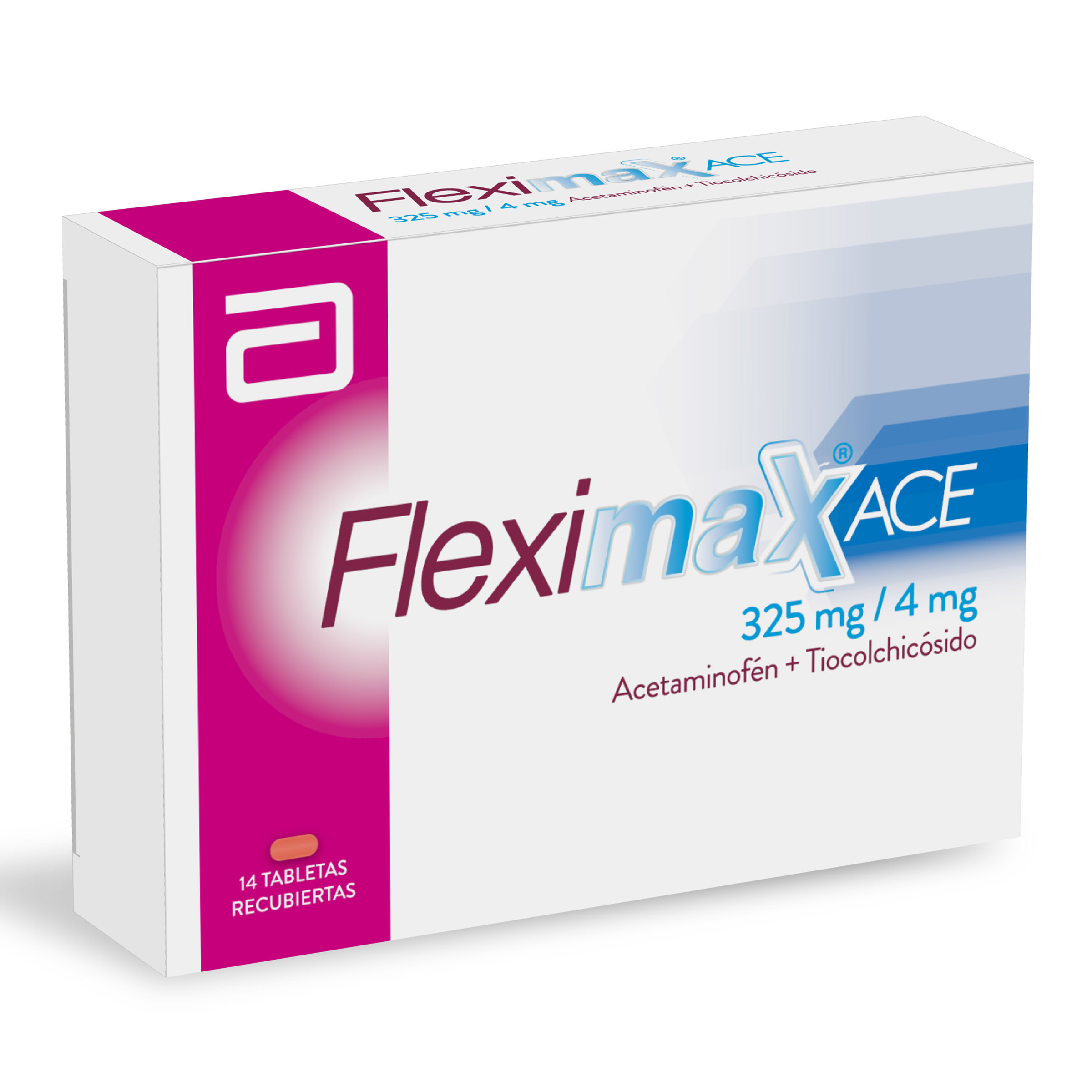 Fleximax Ace 14 tabletas - Tiocolchicosido + Acetaminofén