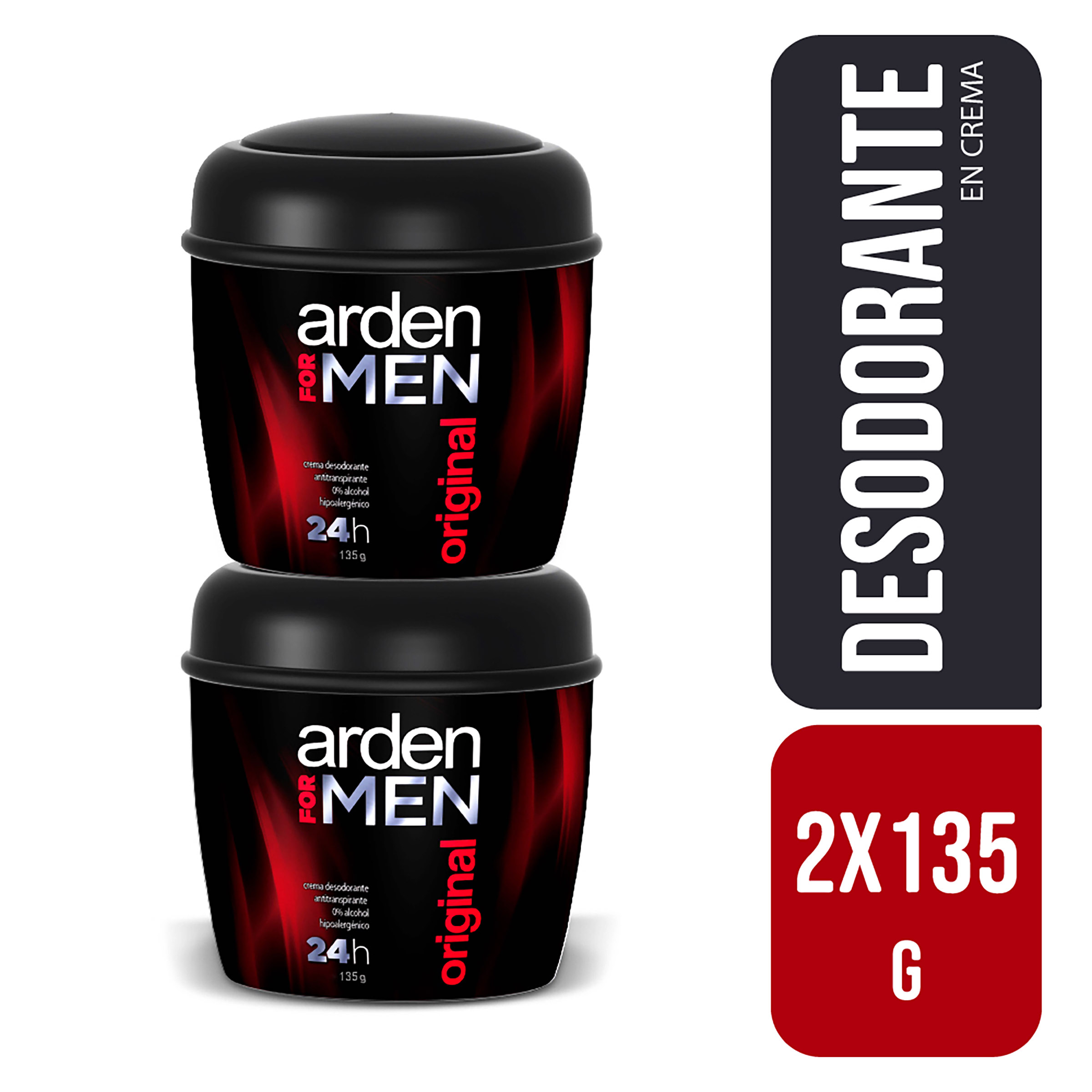 Desodorante en crema Arden For Men – 2 x 135 g
