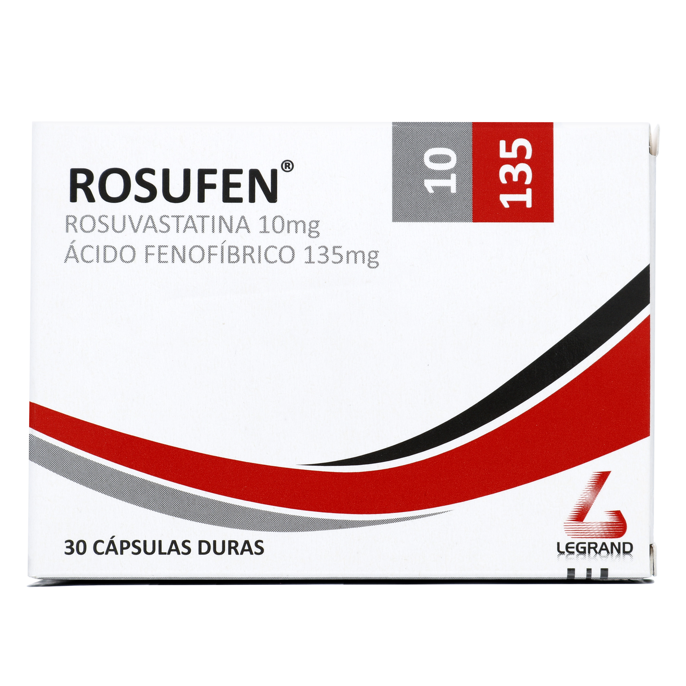 Rosufen 10/135 mg - 30 cápsulas