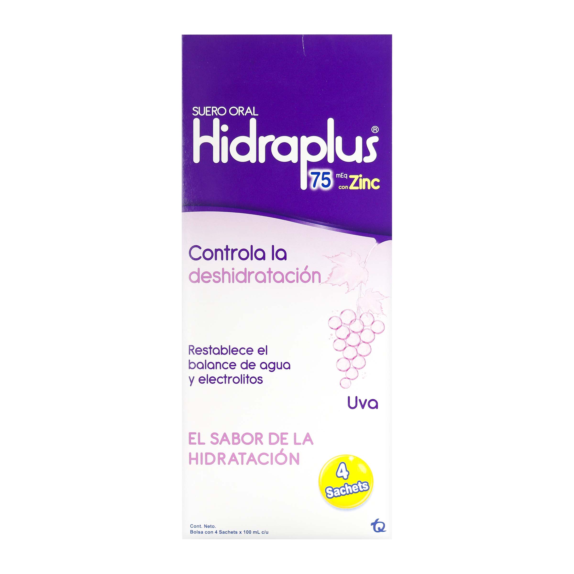 HidrAPLUS 75 Zinc UVA – Pack 4 x 100 ml
