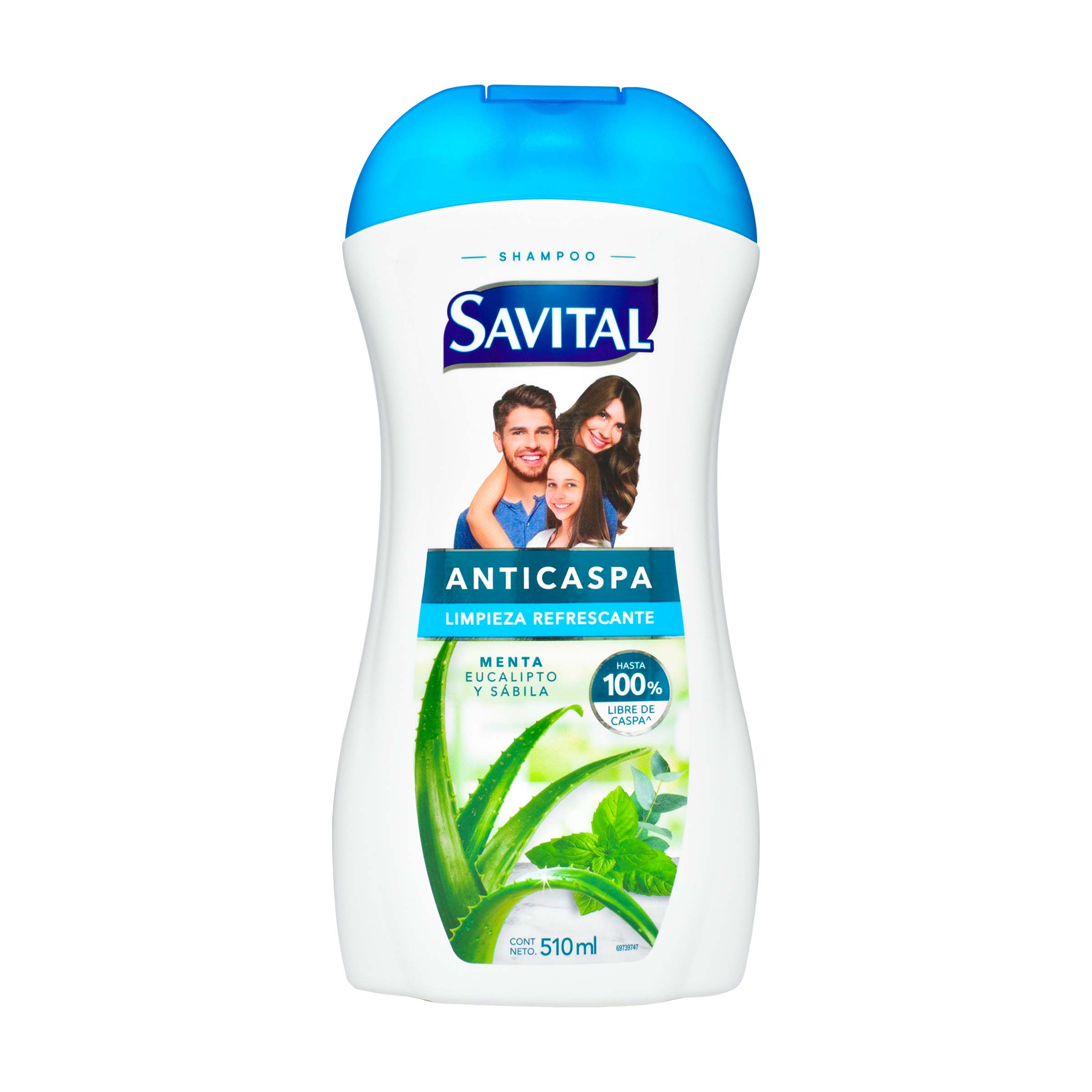 CHA.SAVITAL Anticaspa Menta Eucalipto 510 ml
