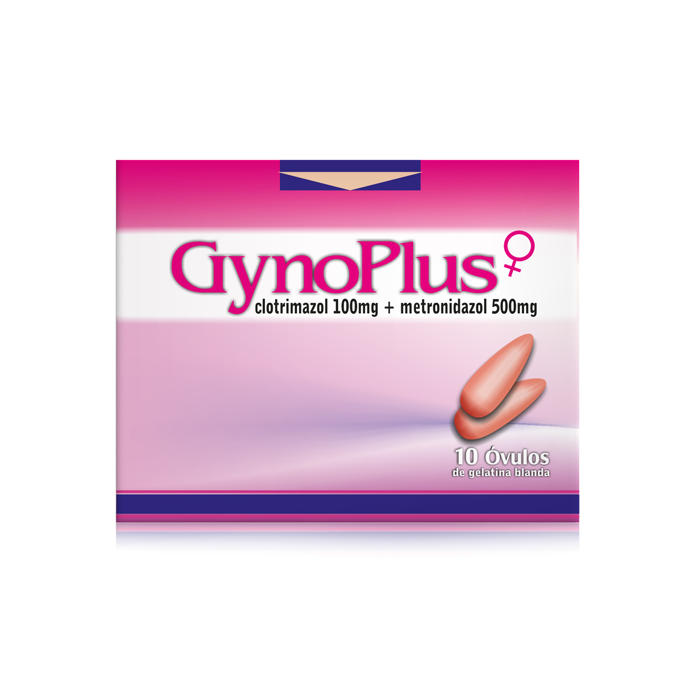 GYNOPLUS 10 óvulos vaginales | Metronidazol-Clotrimazol