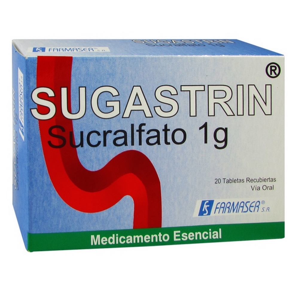 Sugastrin 20 Tabletas – Sucralfato