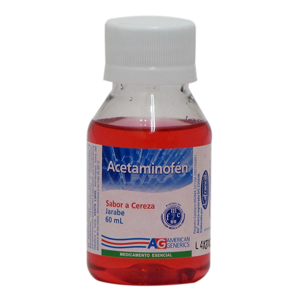 Acetaminofén 150 mg Jarabe – 60 ml