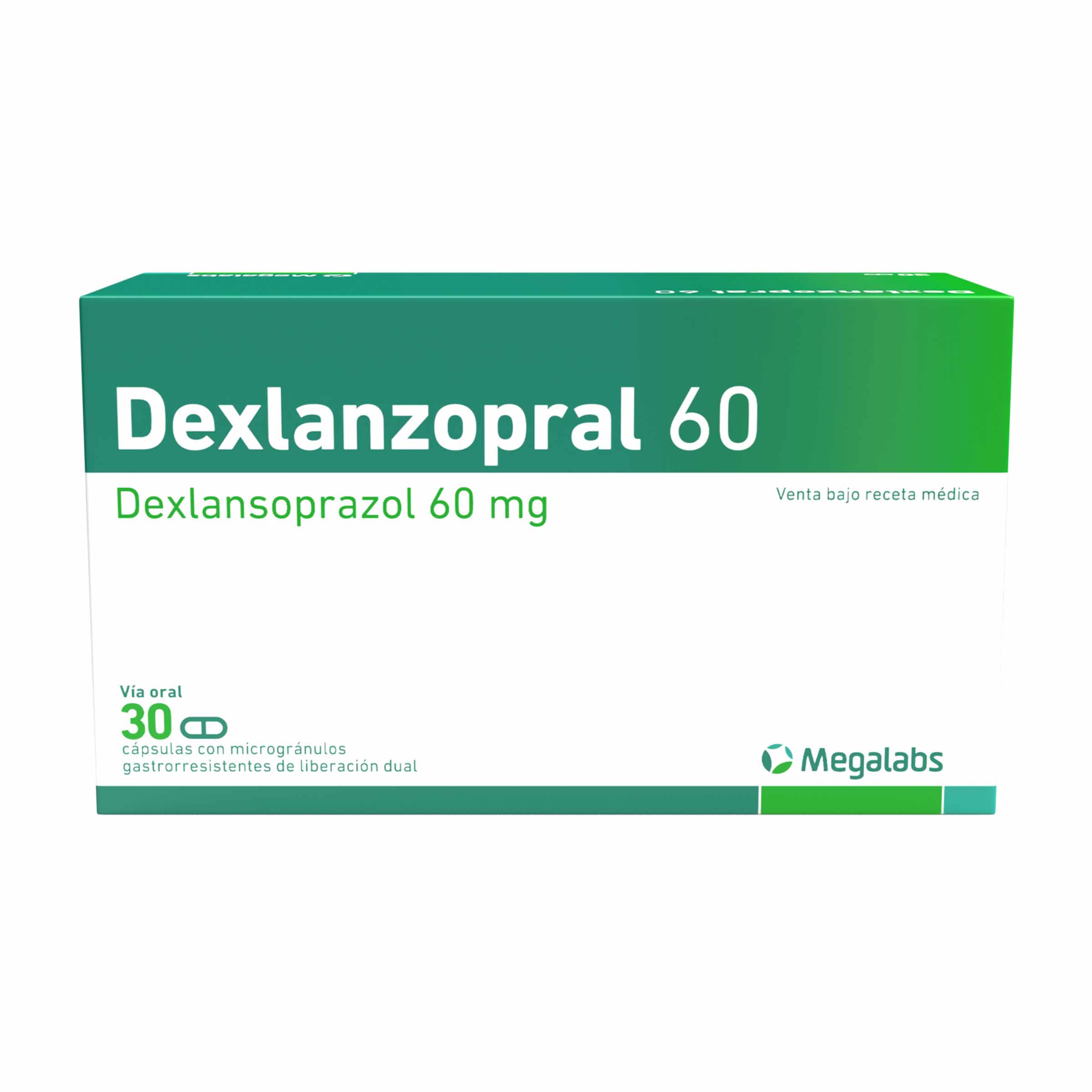 Dexlansoprazol 60 mg - 30 cápsulas