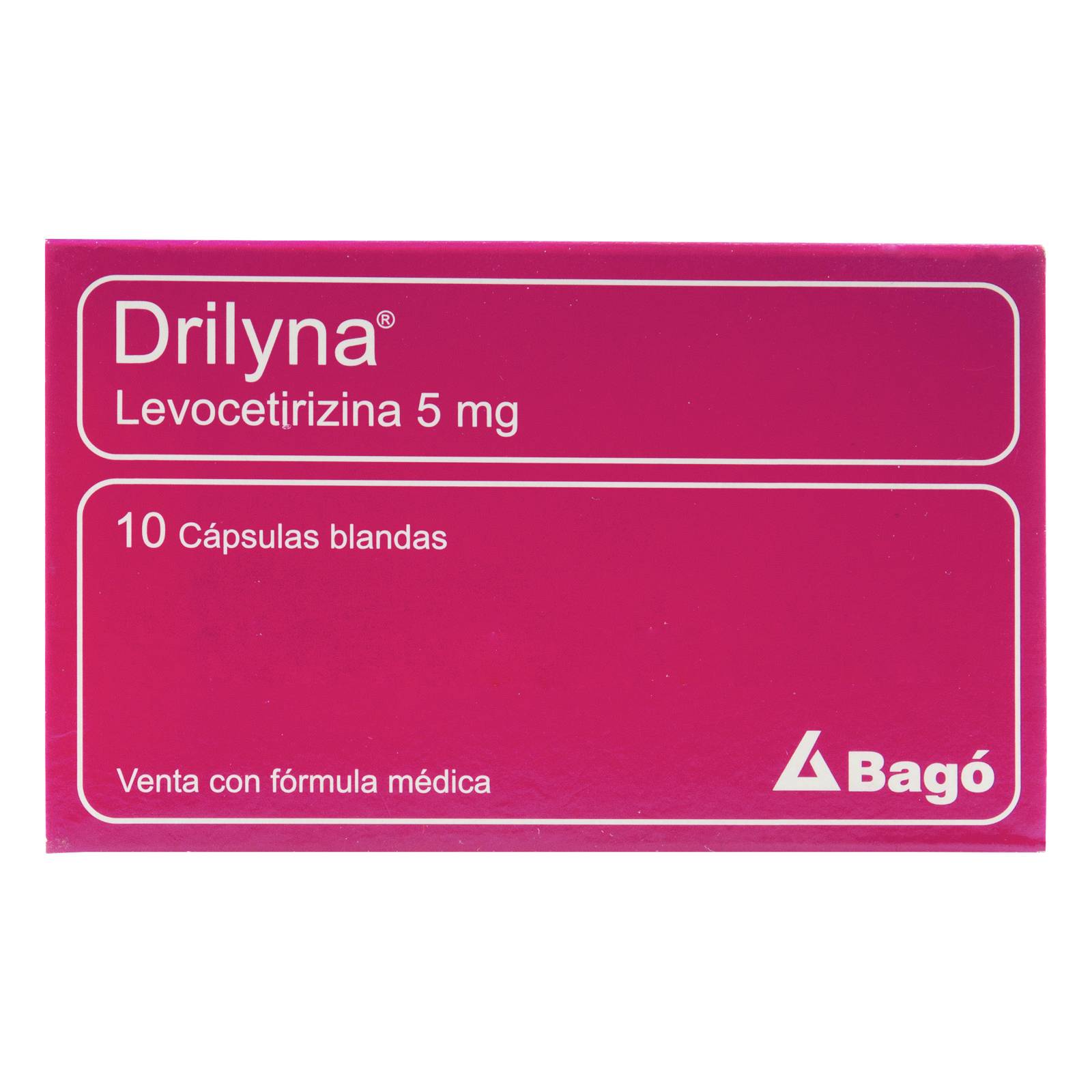 Drilyna 5 mg – Levocetirizina 10 cápsulas | Bagó Colombia