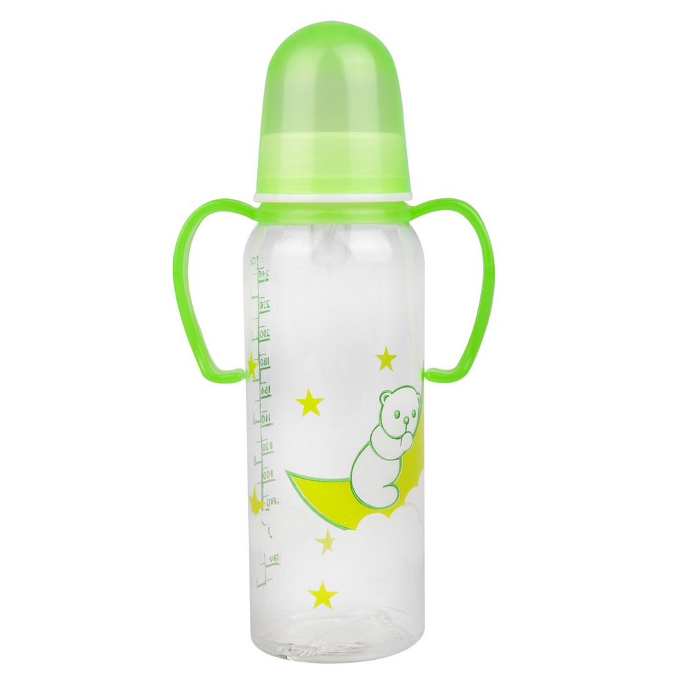 Biberón Cristal con Manija 8 oz