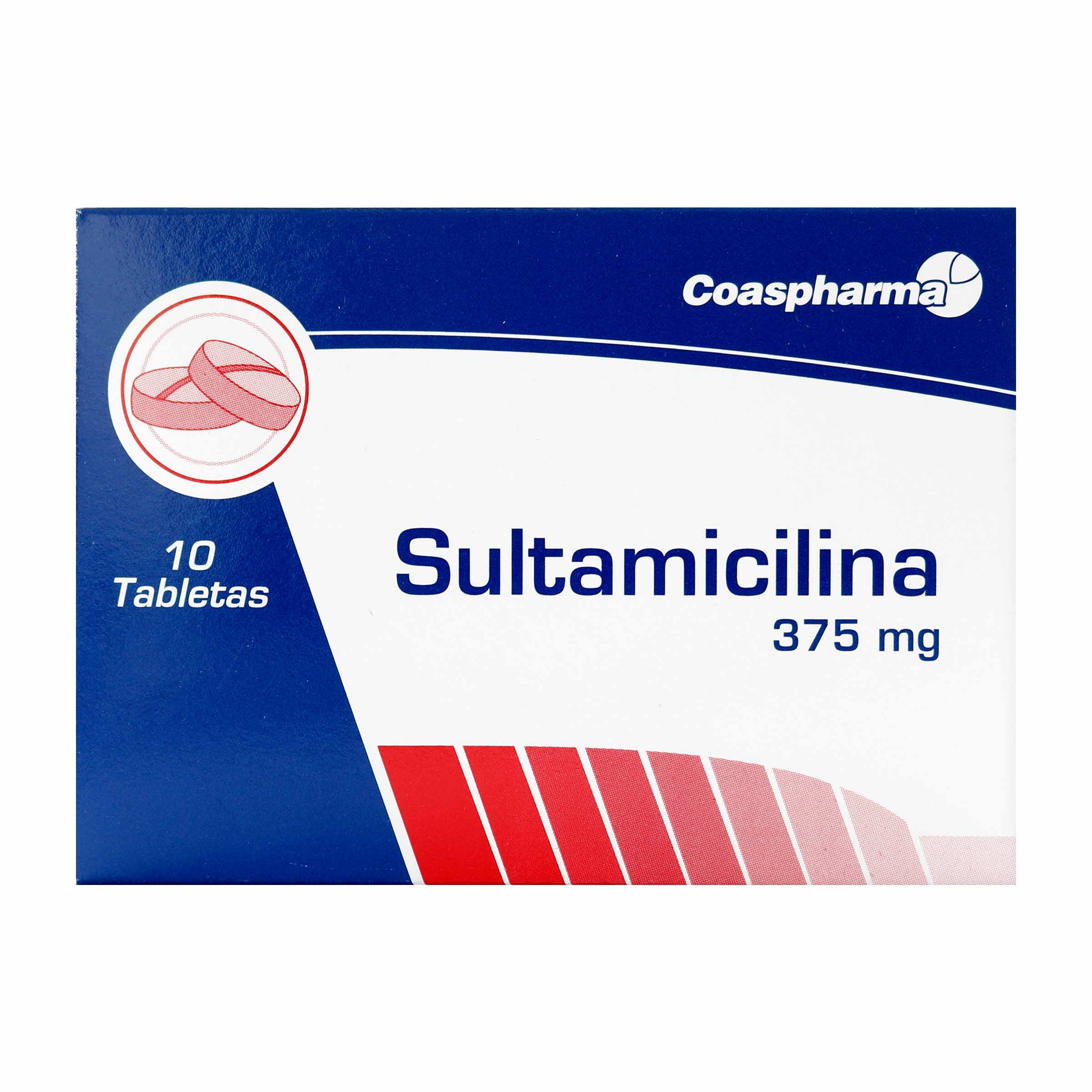 Sultamicilina 375 mg 10 tabletas