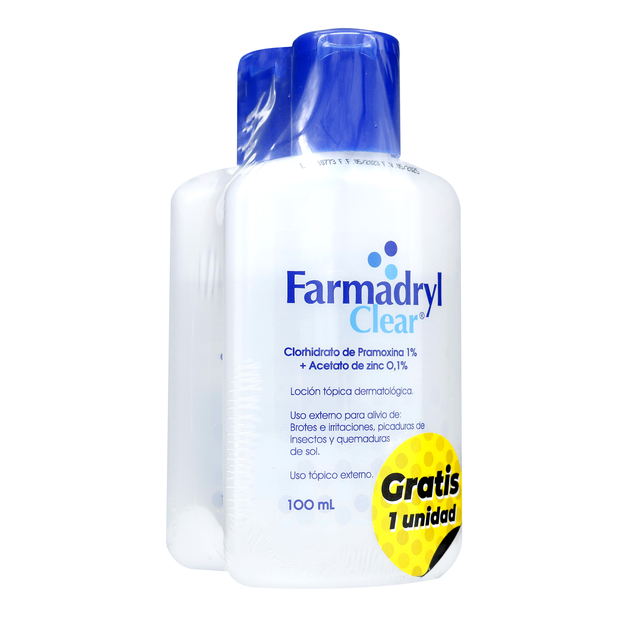 2x Farmadryl Clear Calamina 100 ml - Loción