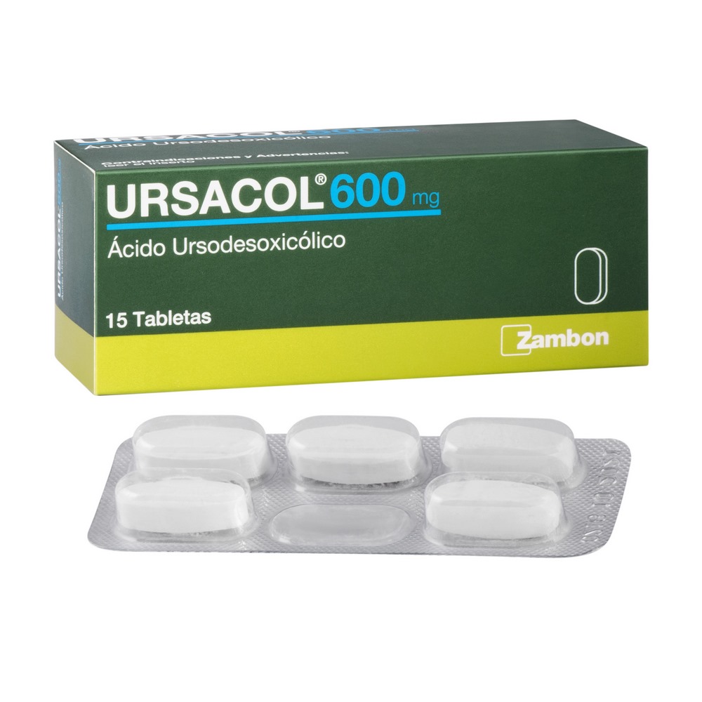 Ursacol 600 mg - 15 tabletas - ZAMBON