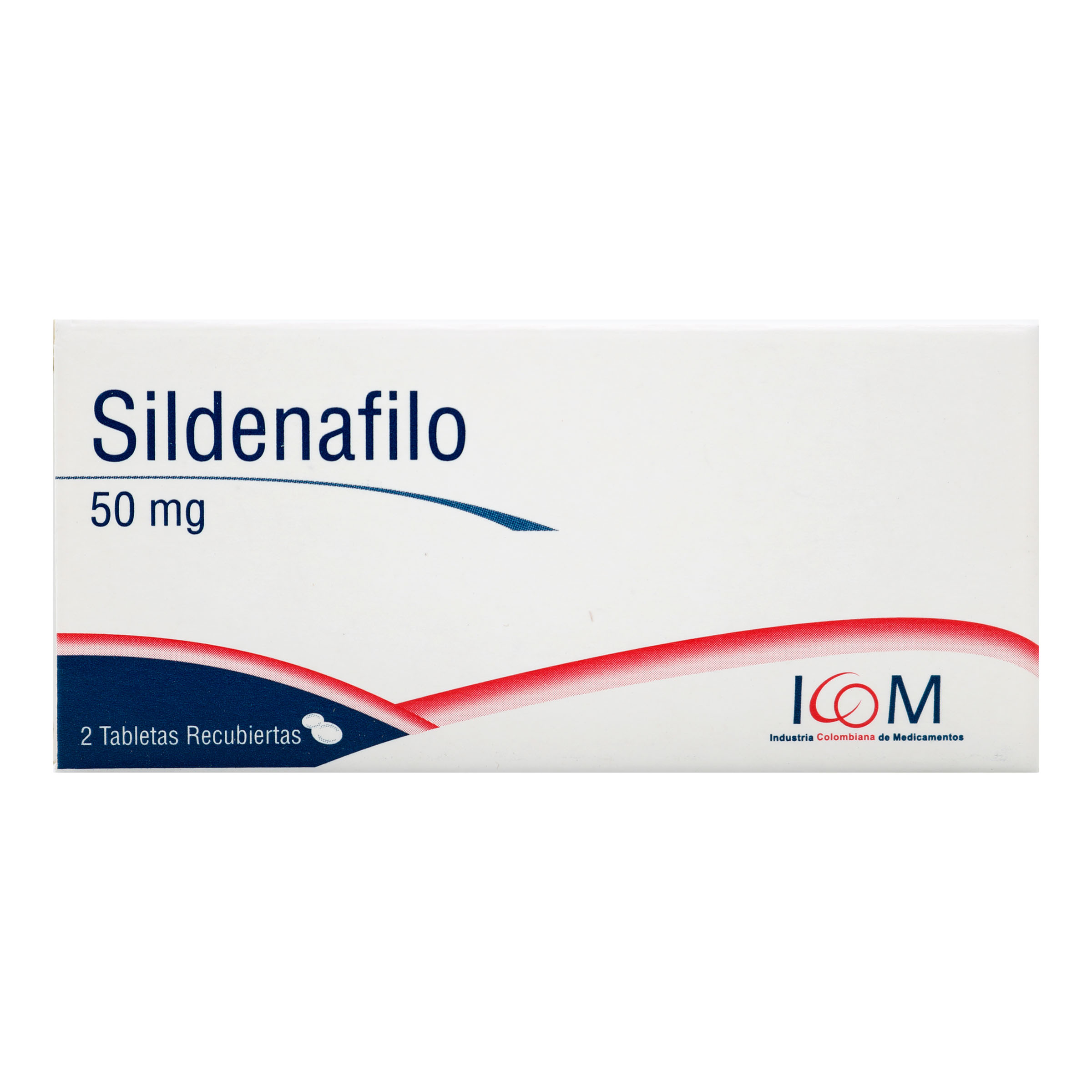 Sildenafil 50 mg – 2 tabletas