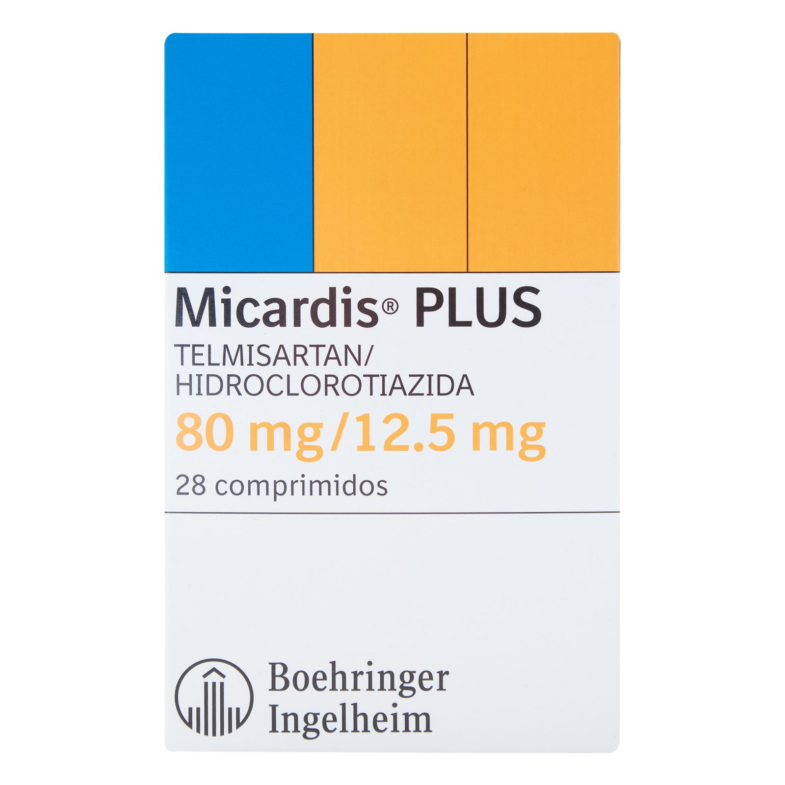MICARDIS PL80/12.5 – Telmisartán 80 mg + Hidroclorotiazida 12.5 mg, 28 tabletas