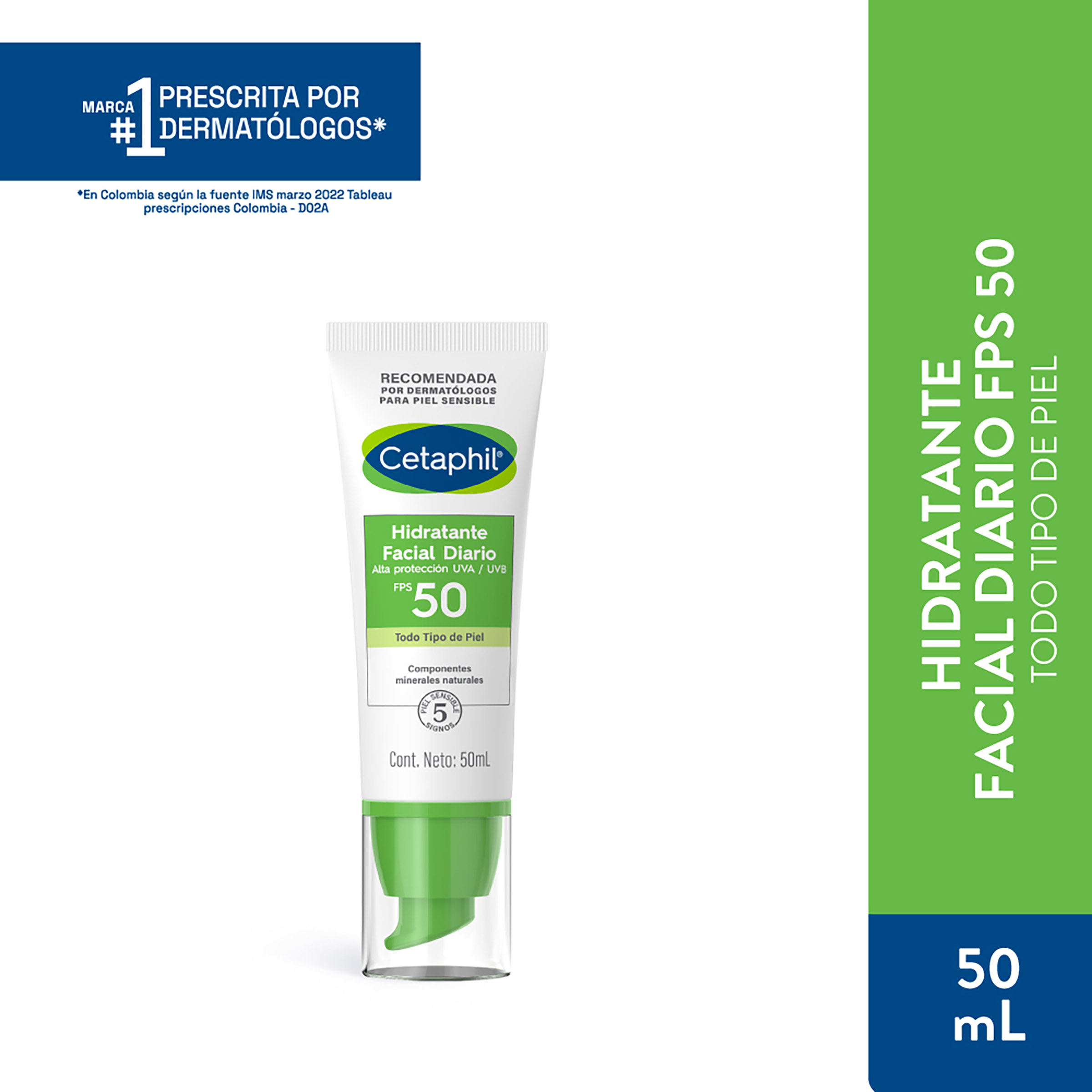 Cetaphil Crema Hidratante FPS 50 – 50 g